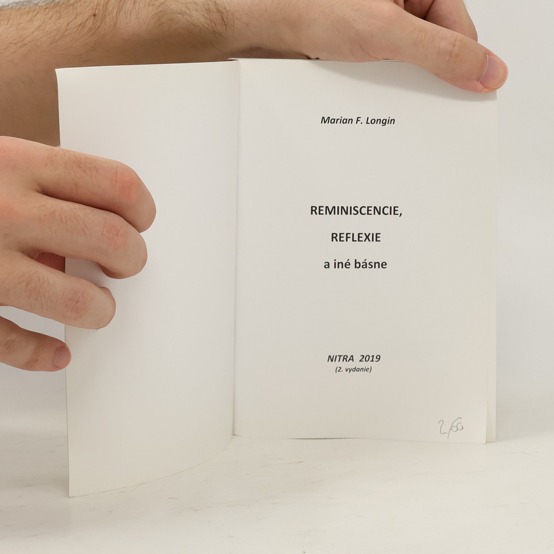 Marian F. Longin Reminiscencie, reflexie a iné básne