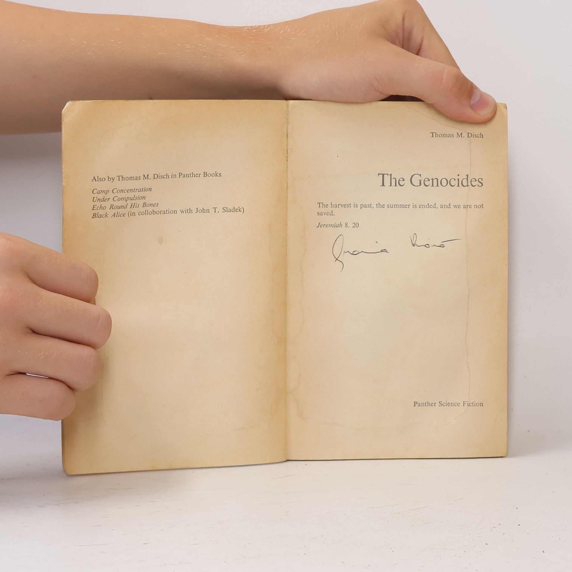 Thomas M. Disch The Genocides