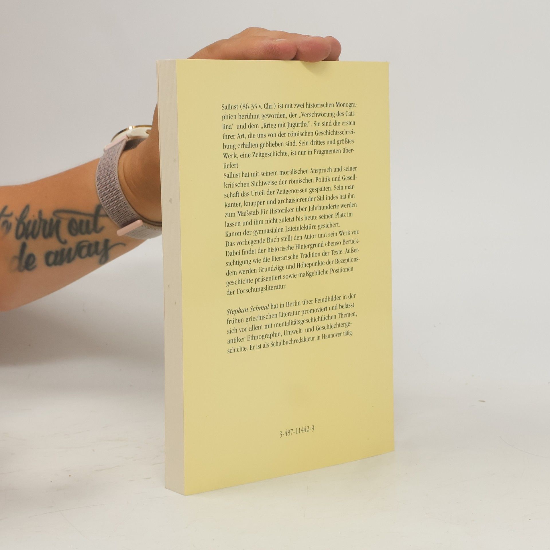 Stephan Schmal Olms Studienbücher Antike: Sallust
