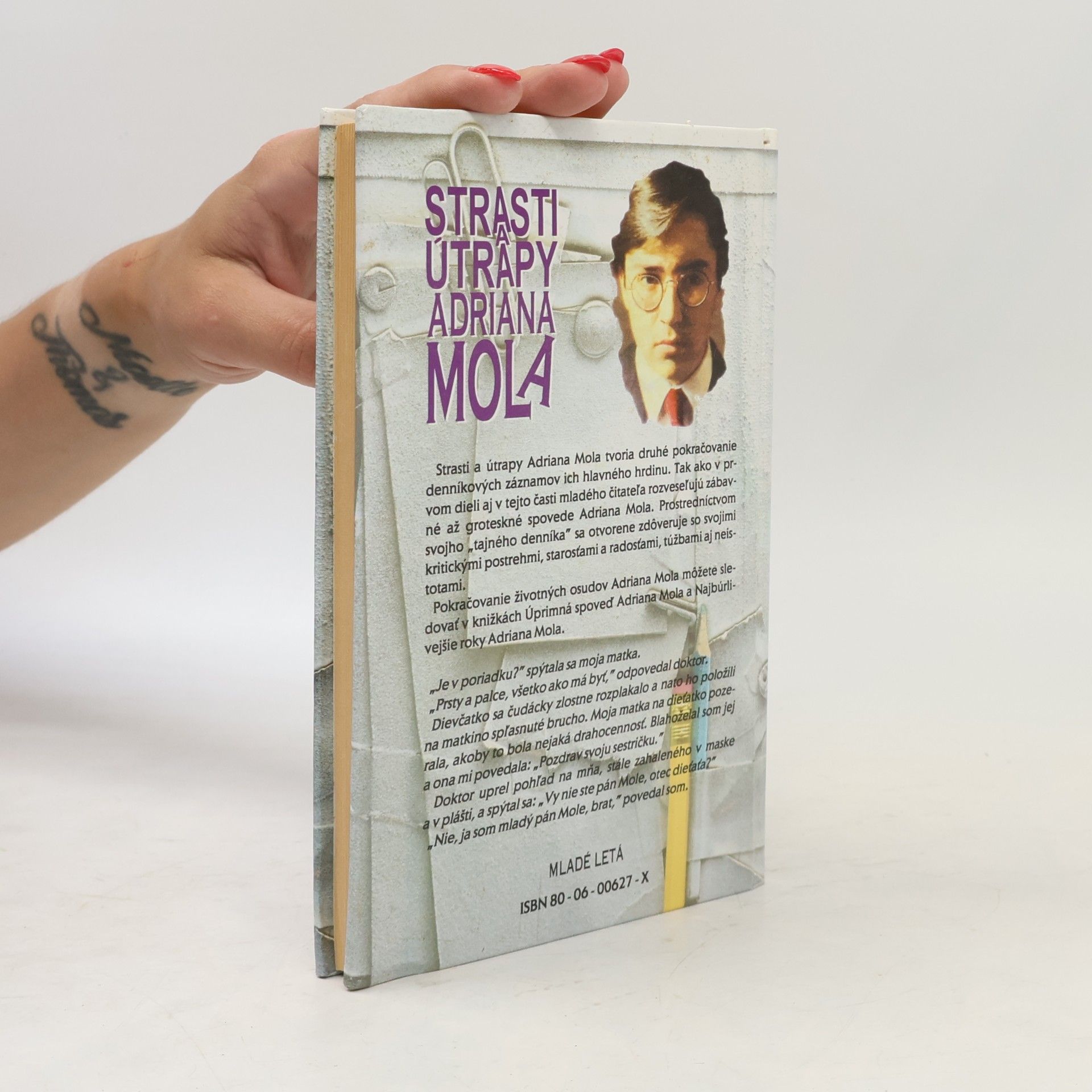 Sue Townsend Strasti a útrapy Adriana Mola