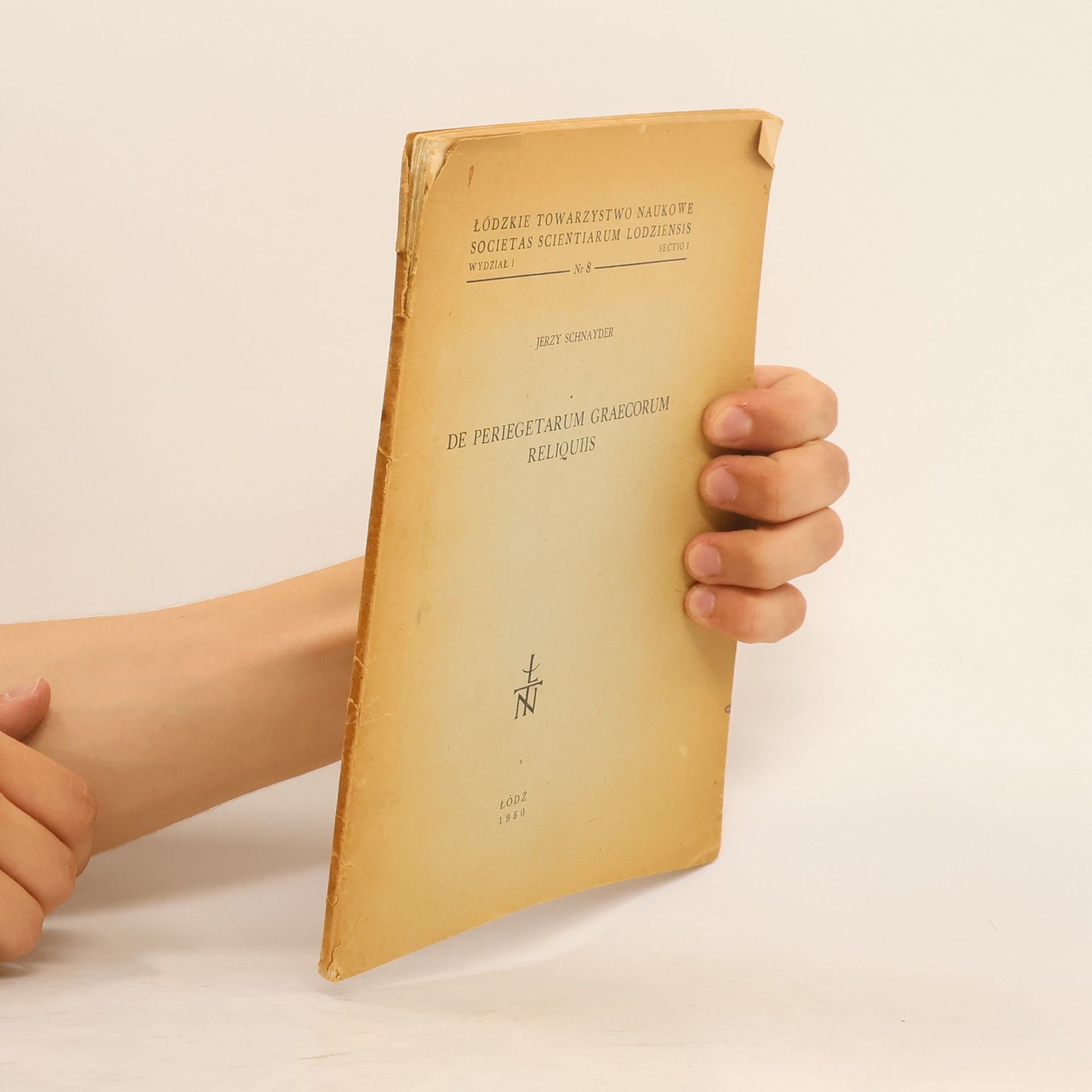 Jerzy Schnayder De periegetarum Graecorum reliquiis