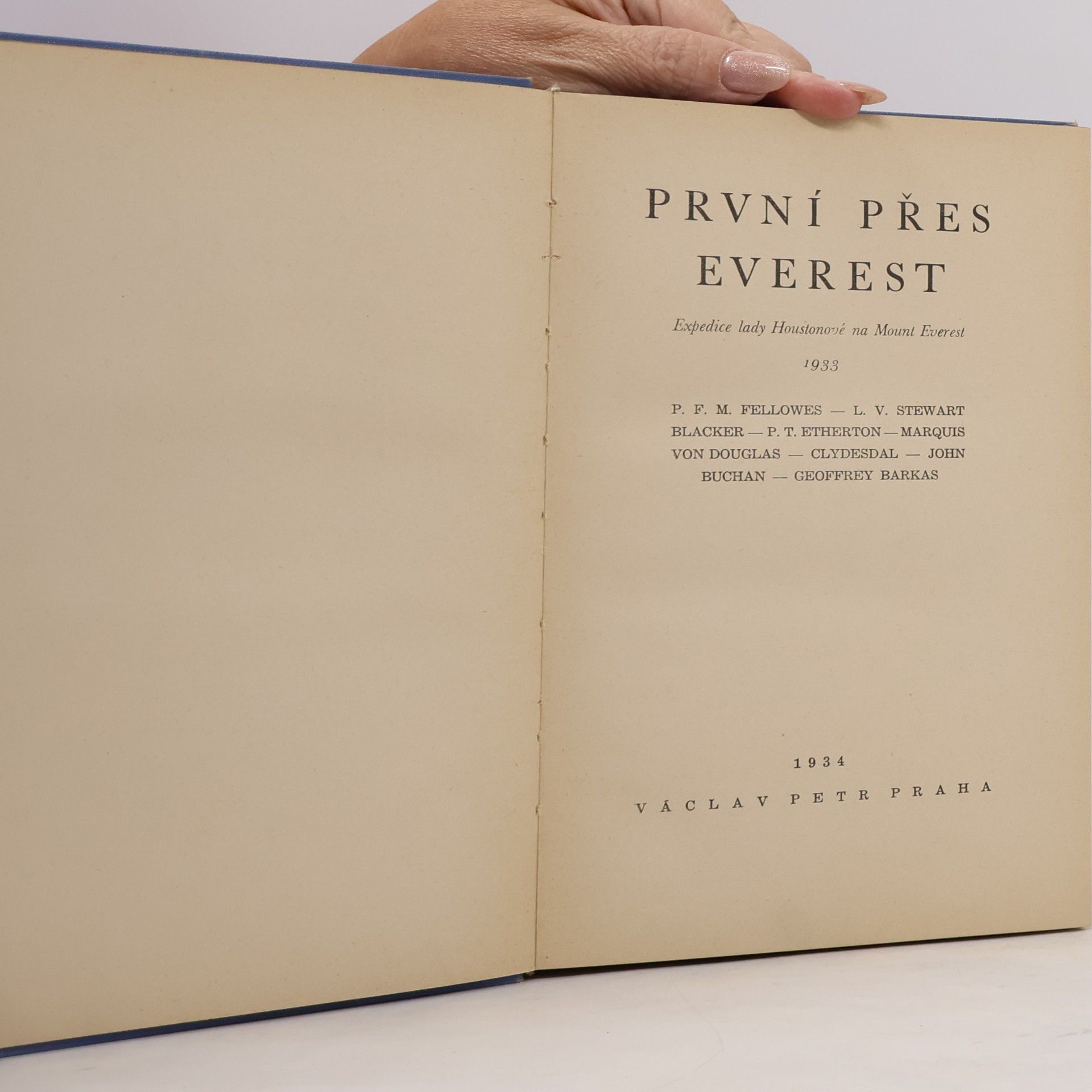 Percy Thomas Etherton První přes Everest. Dobytí Himalají