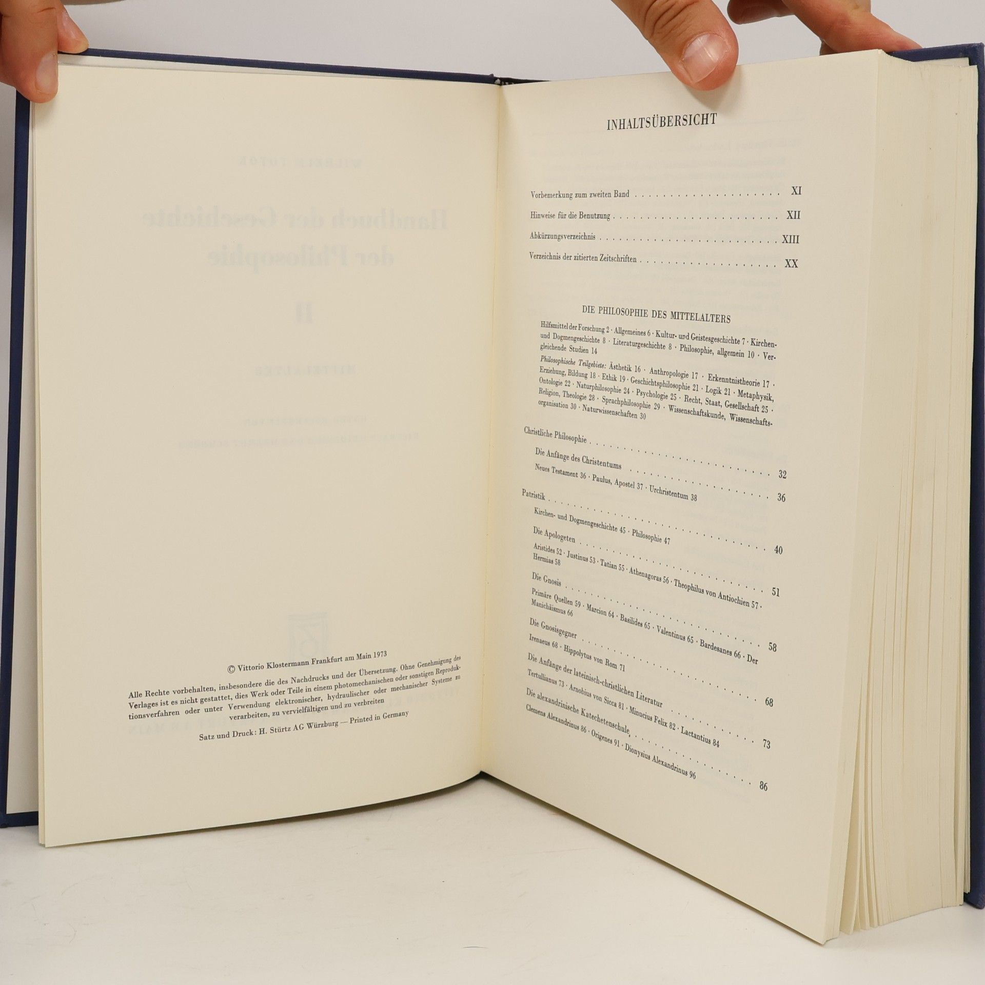 Wilhelm Totor Handbuch der Geschichte der Philosophie II. Mittelalter
