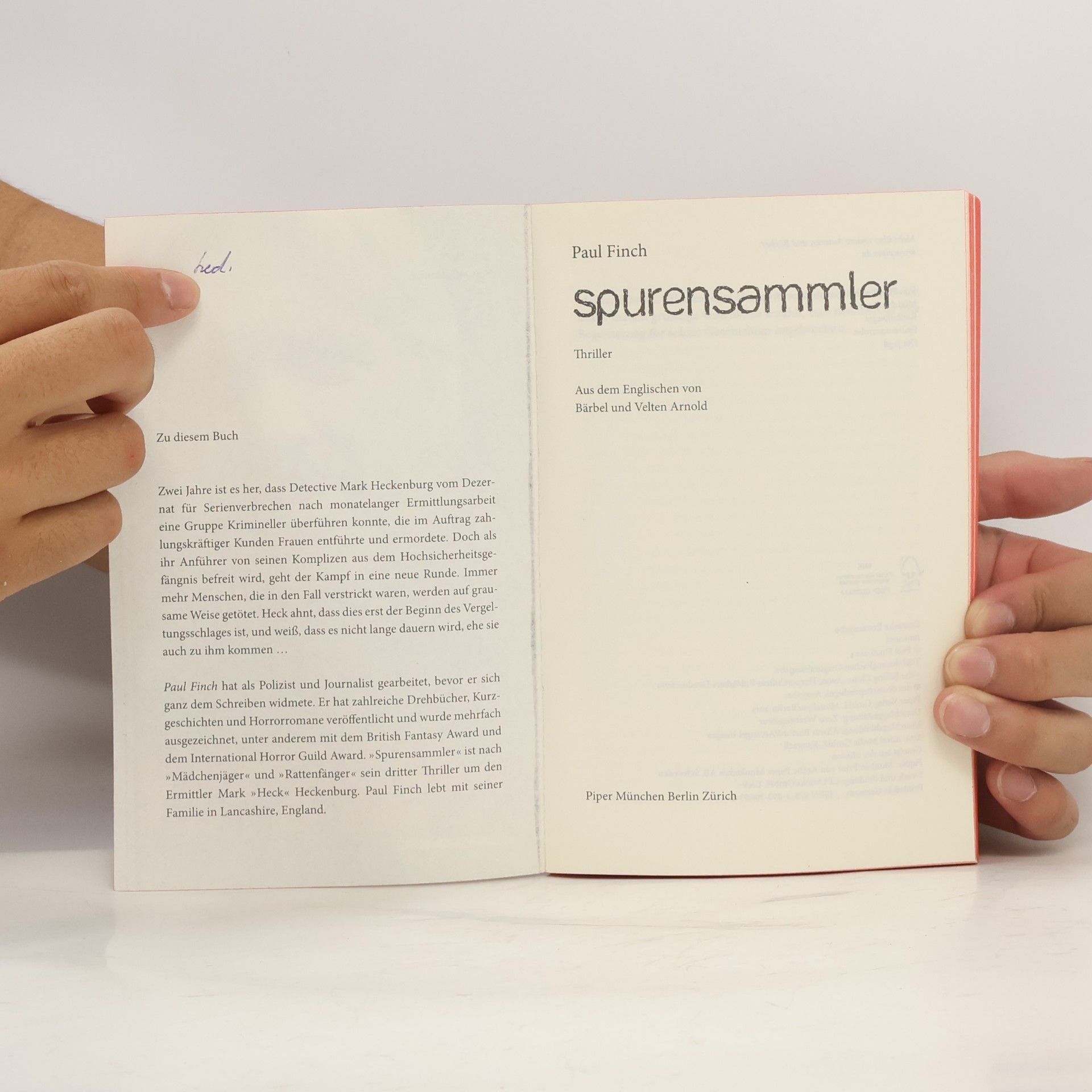 Paul Finch Spurensammler