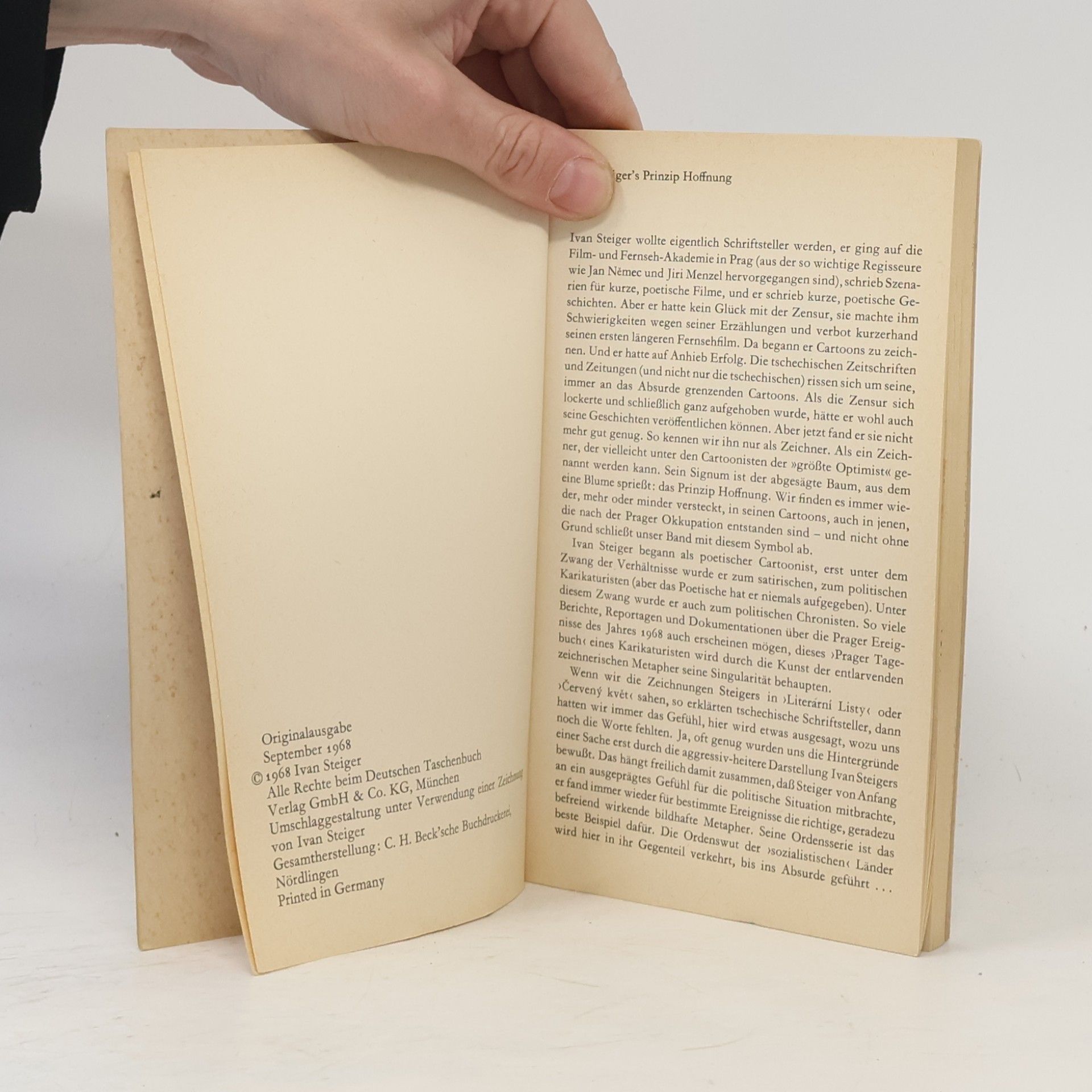 Ivan Steiger Prager Tagebuch