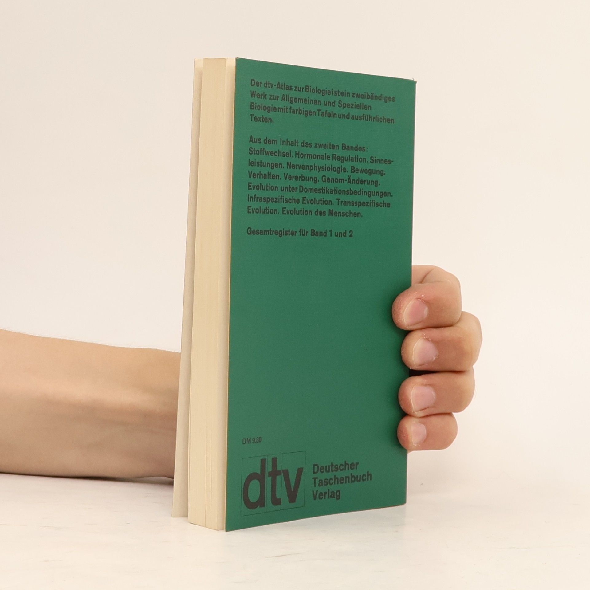 Various authors Dtv-Atlas zur Biologie. Band 2