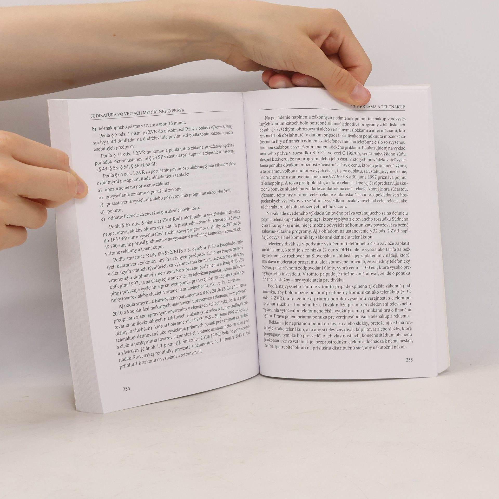 Jana Zemková Judikatúra vo veciach mediálneho práva (vysielania a retransmisie)