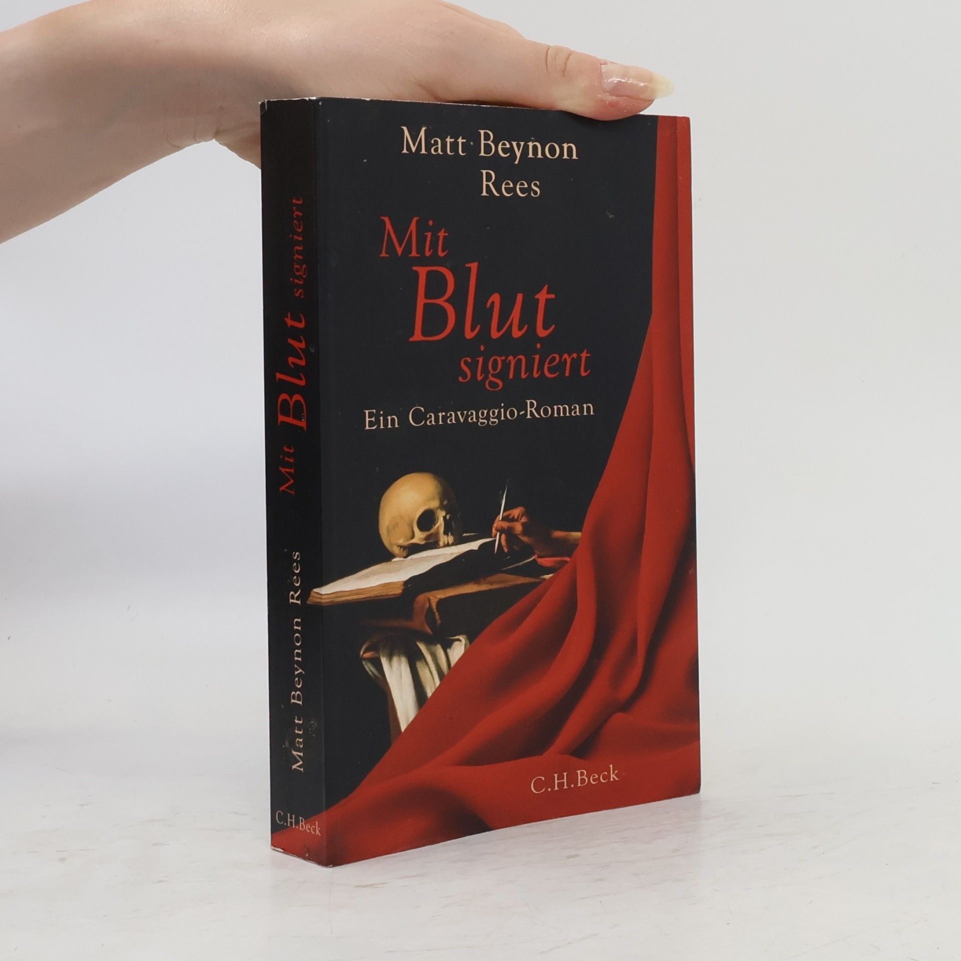 Matt Rees Mit Blut signiert
