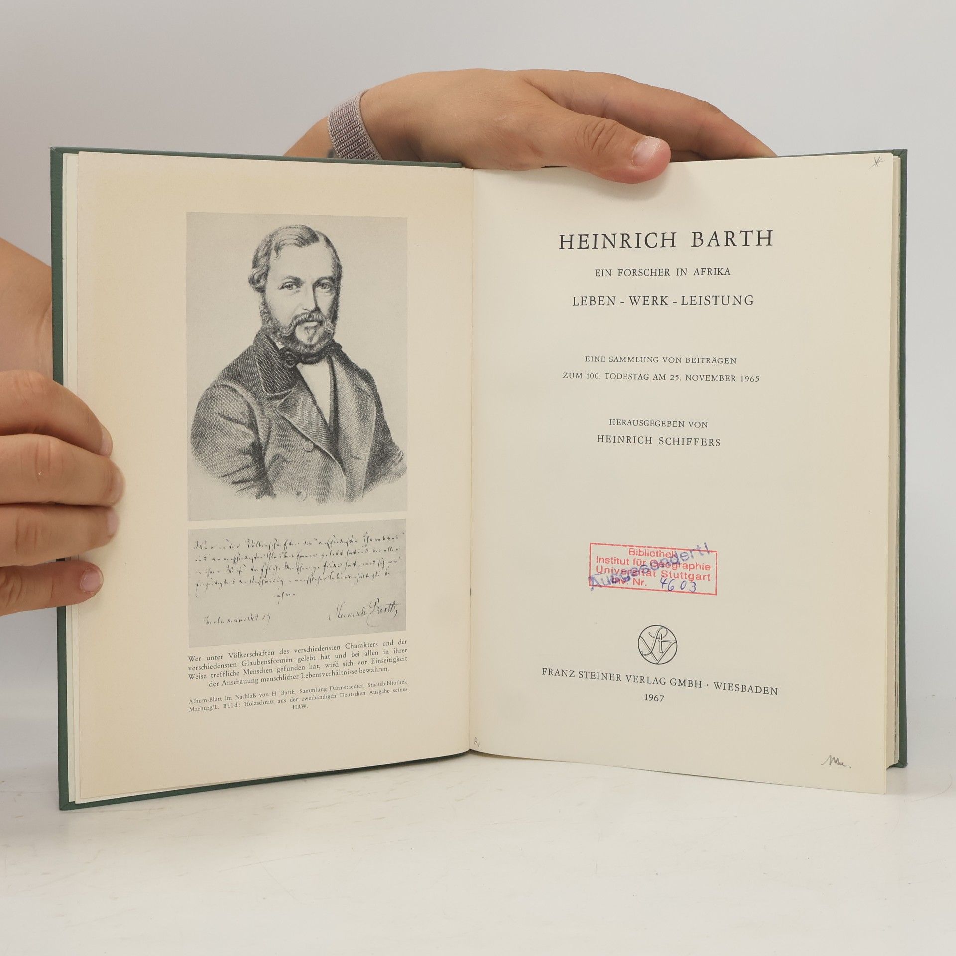 Heinrich Schiffers Heinrich Barth