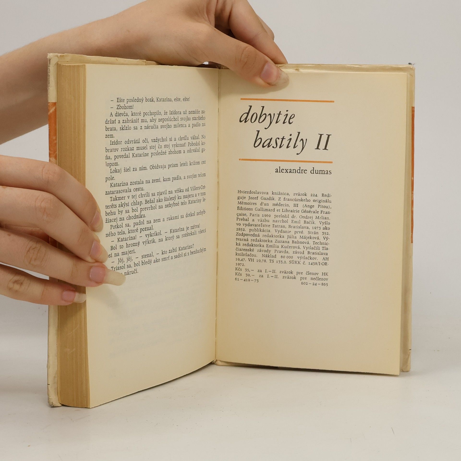 Alexandre Dumas der Ältere Dobytie Bastily II