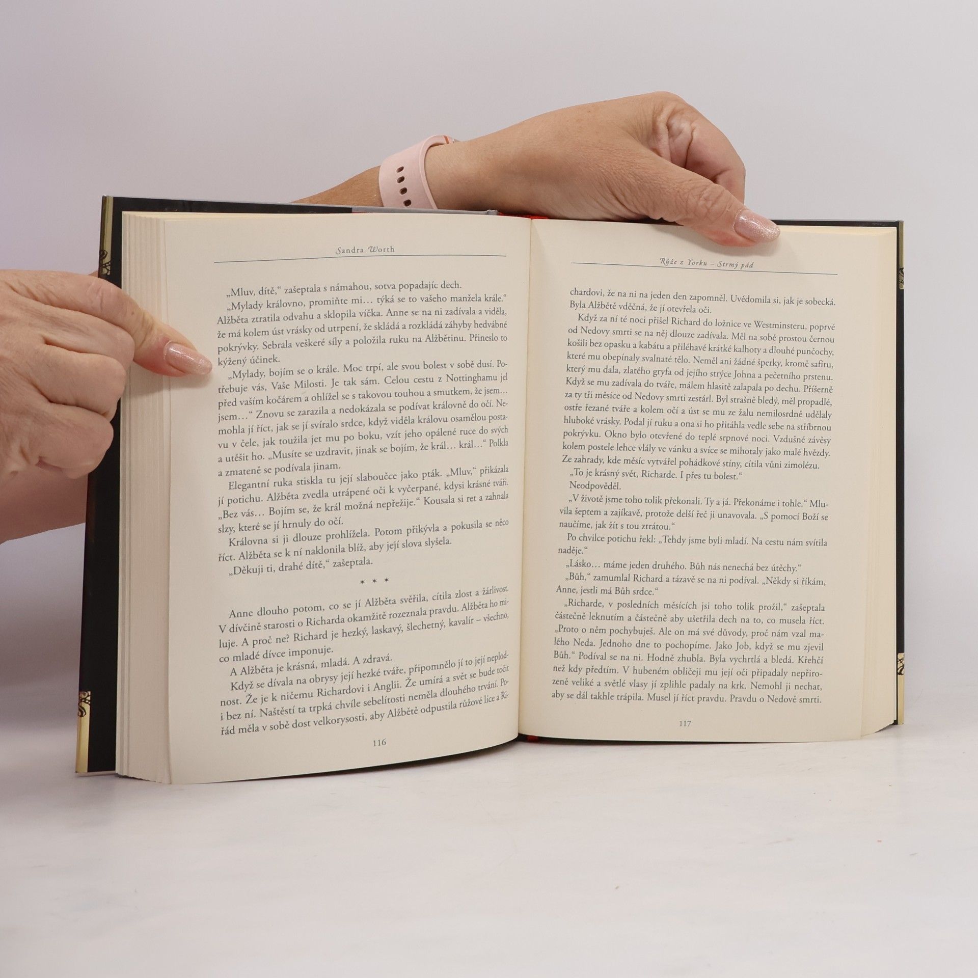 Sandra Worth Růže z Yorku : historický román z období války růží. Strmý pád