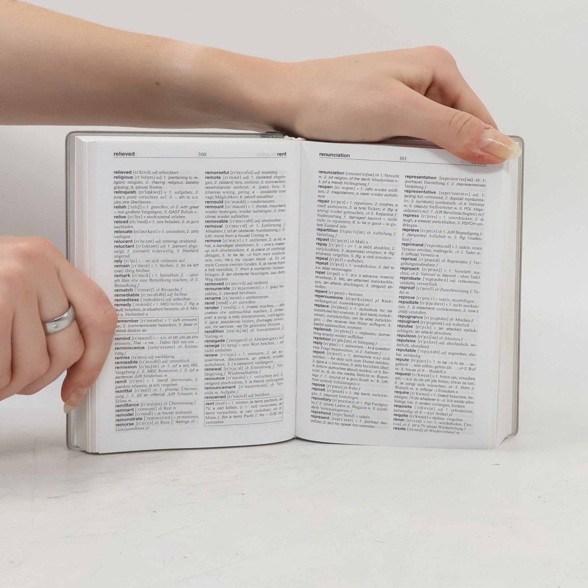 Sabine Framing Universal-Wörterbuch Englisch