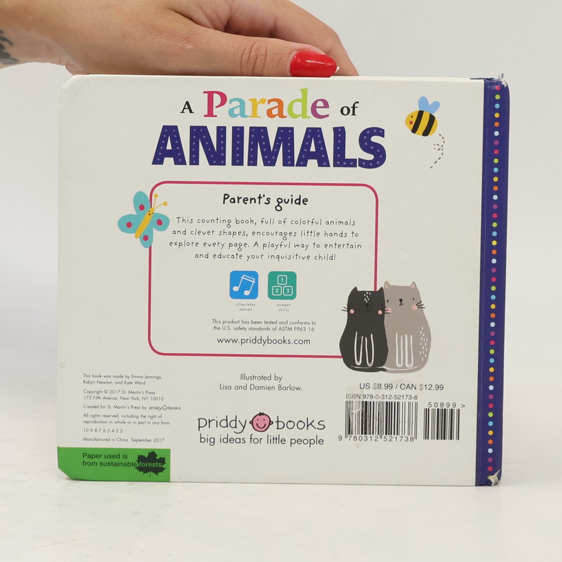 Roger Priddy Picture Fit Board Books: A Parade of Animals