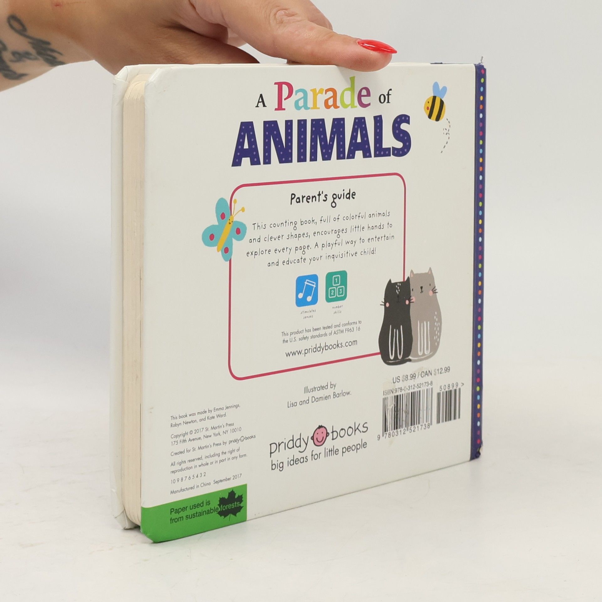 Roger Priddy Picture Fit Board Books: A Parade of Animals