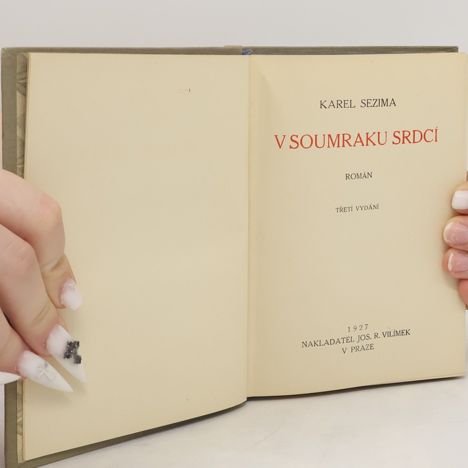 Karel Sezima V soumraku srdcí
