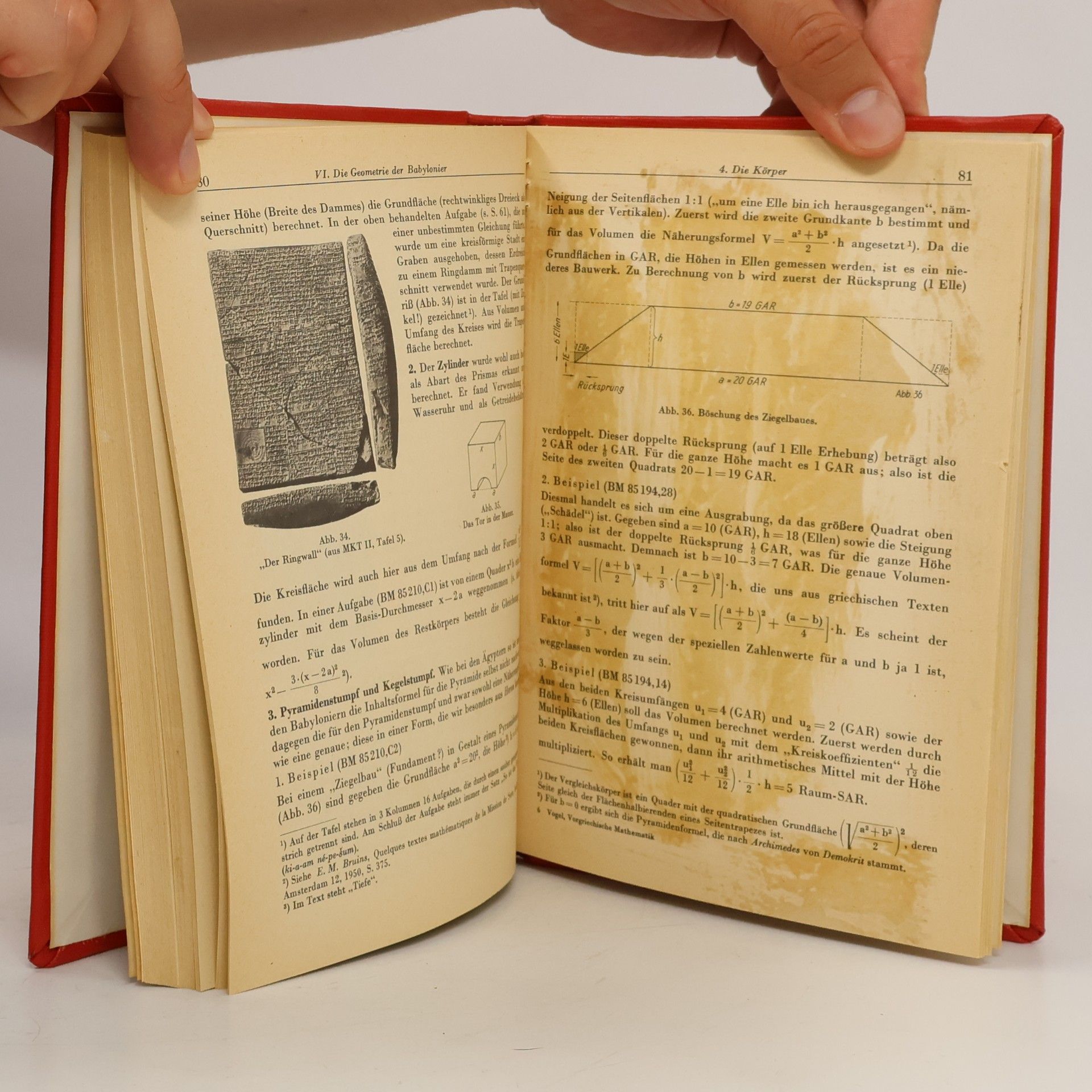Kurt Vogel Vorgriechische Mathematik I. II.