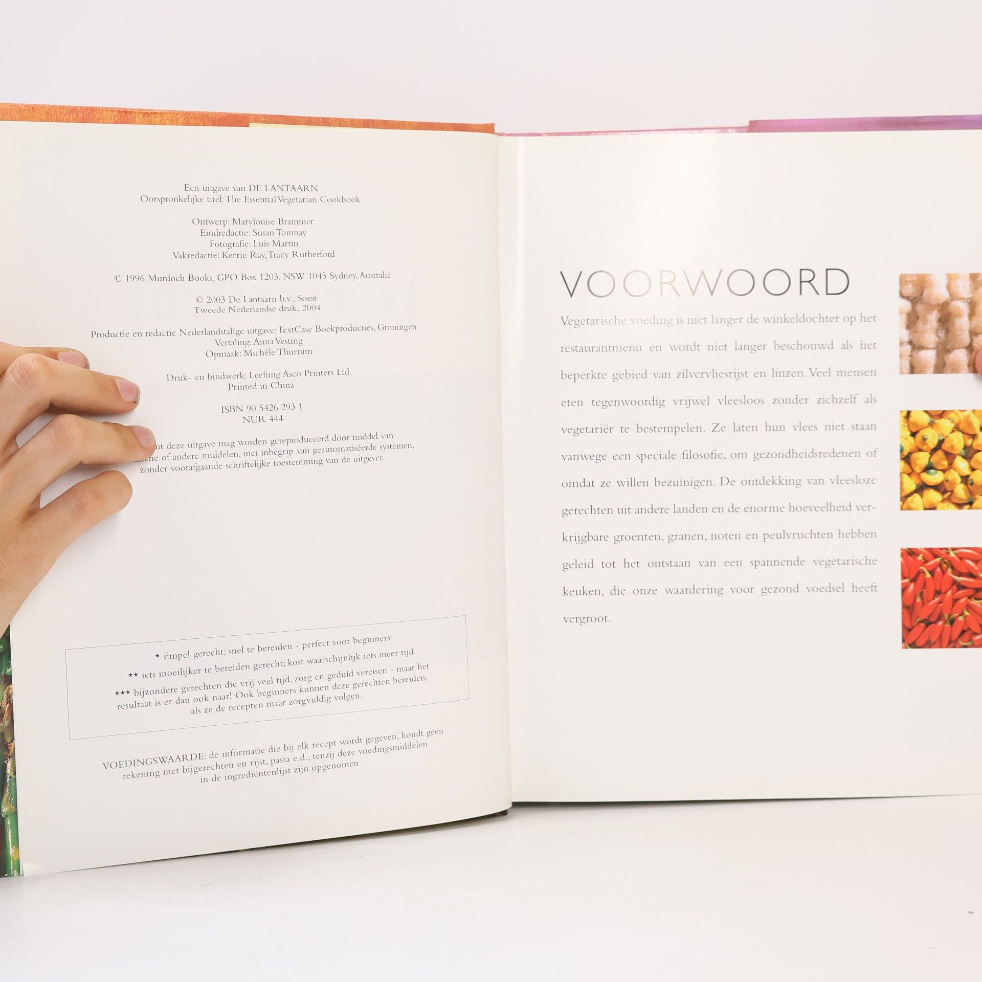 A. Vesting Het grote vegetarische kookboek / druk 1