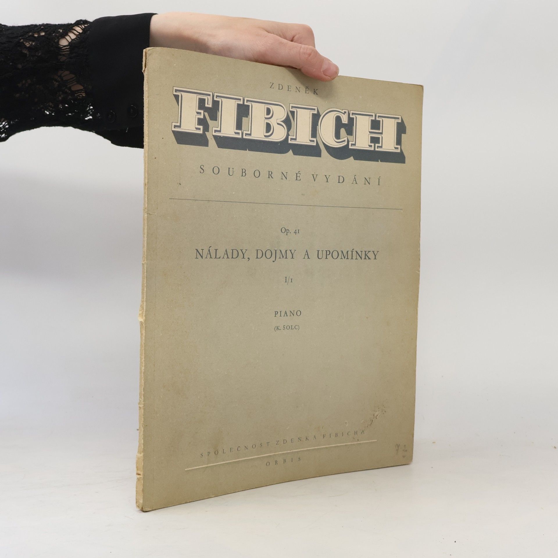Karel Šolc Nálady, dojmy a upomínky. Op. 41 I/I
