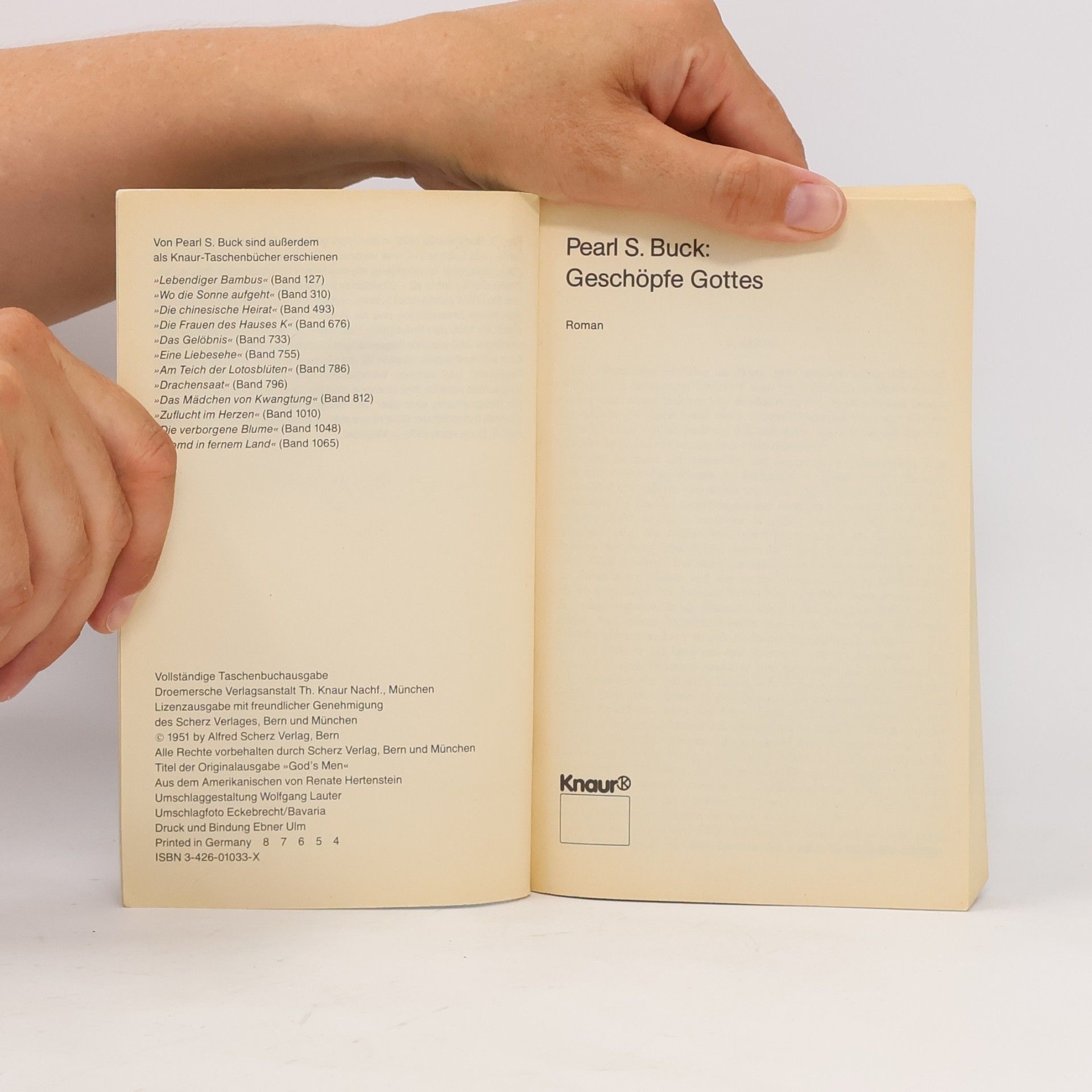 Pearl S. Buck Geschöpfe Gottes