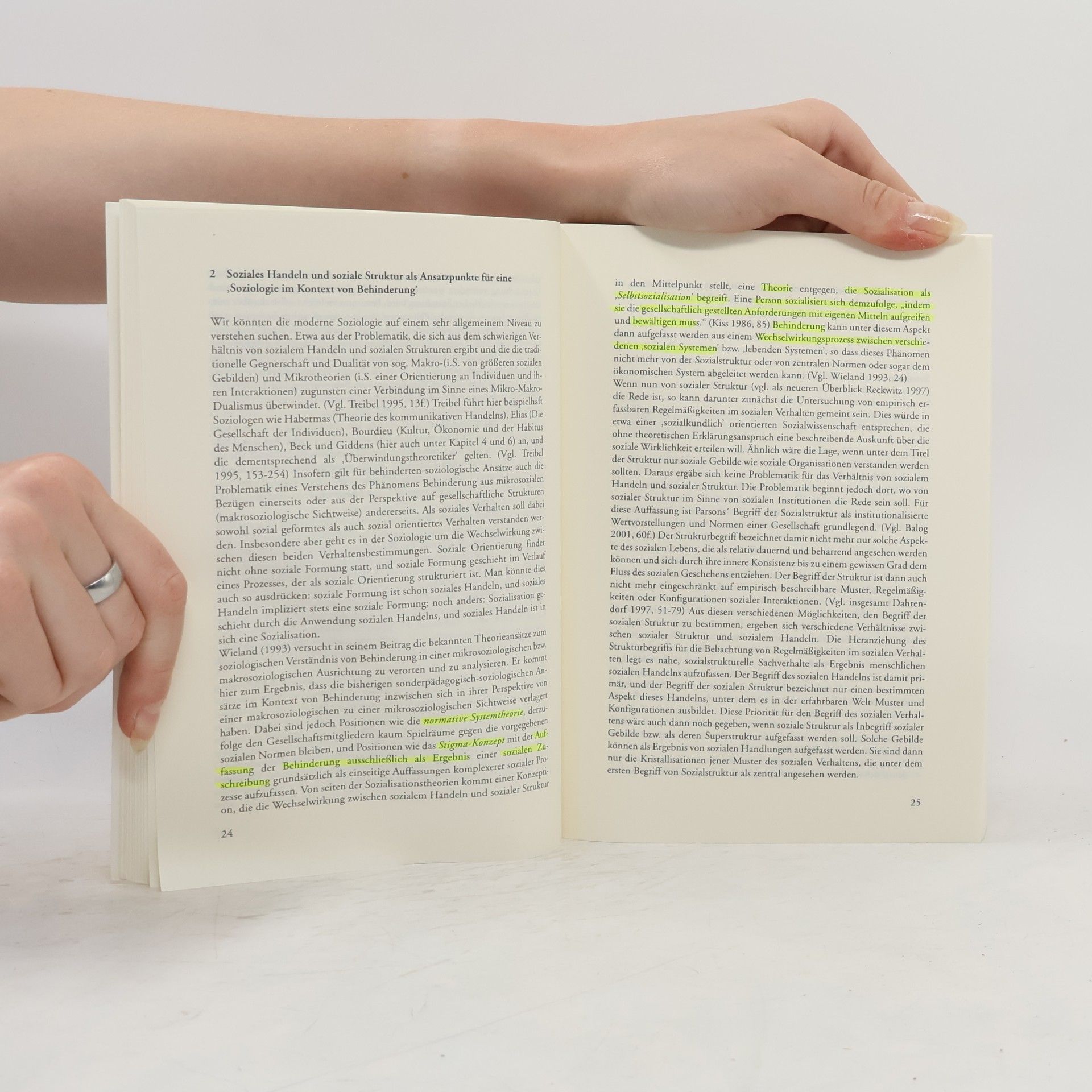 Rudolf Forster Soziologie im Kontext von Behinderung