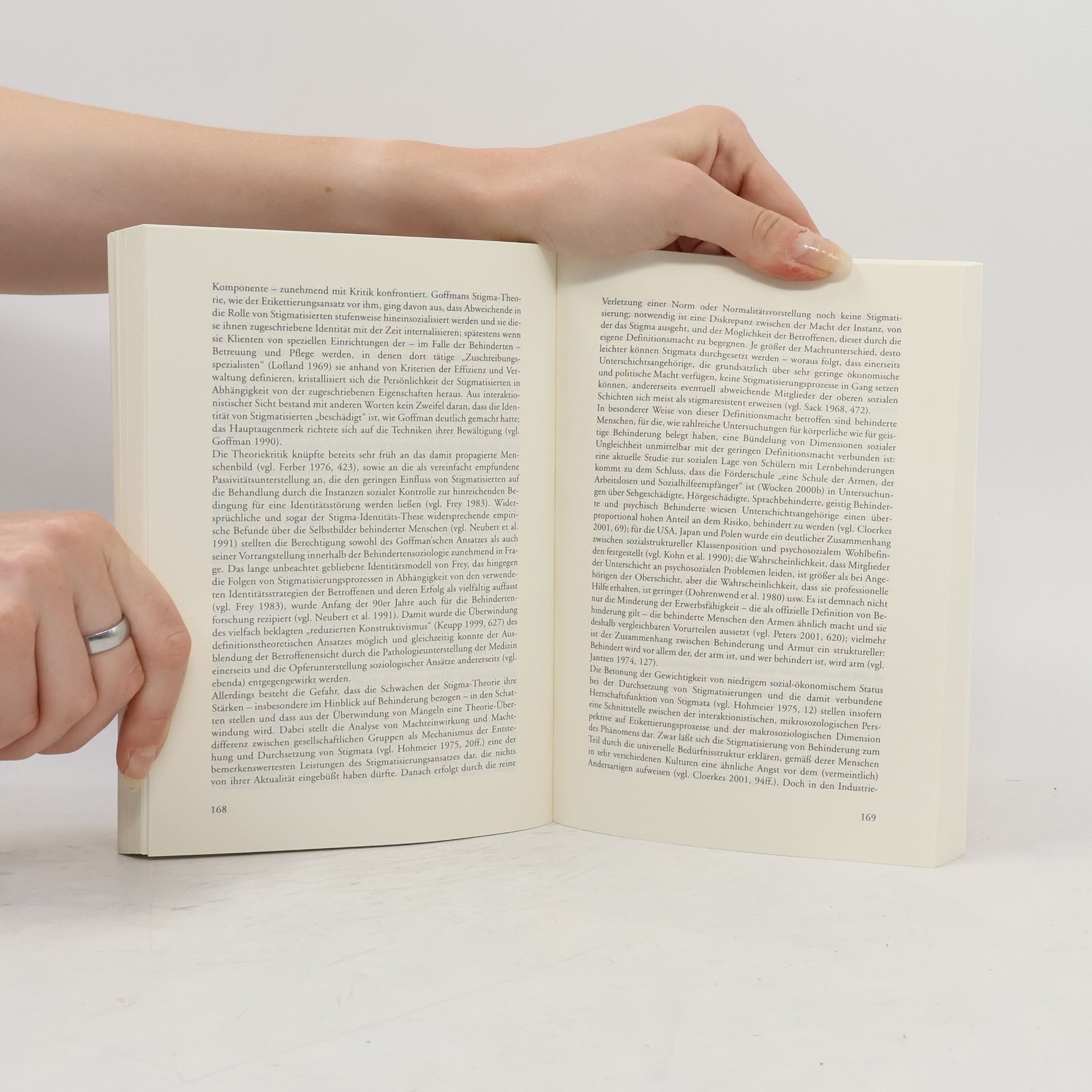 Rudolf Forster Soziologie im Kontext von Behinderung