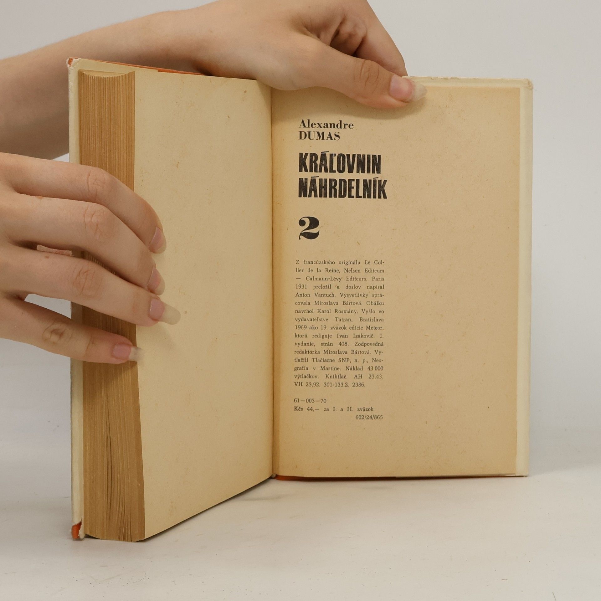 Alexandre Dumas der Ältere Kráľovnin náhrdelník 2