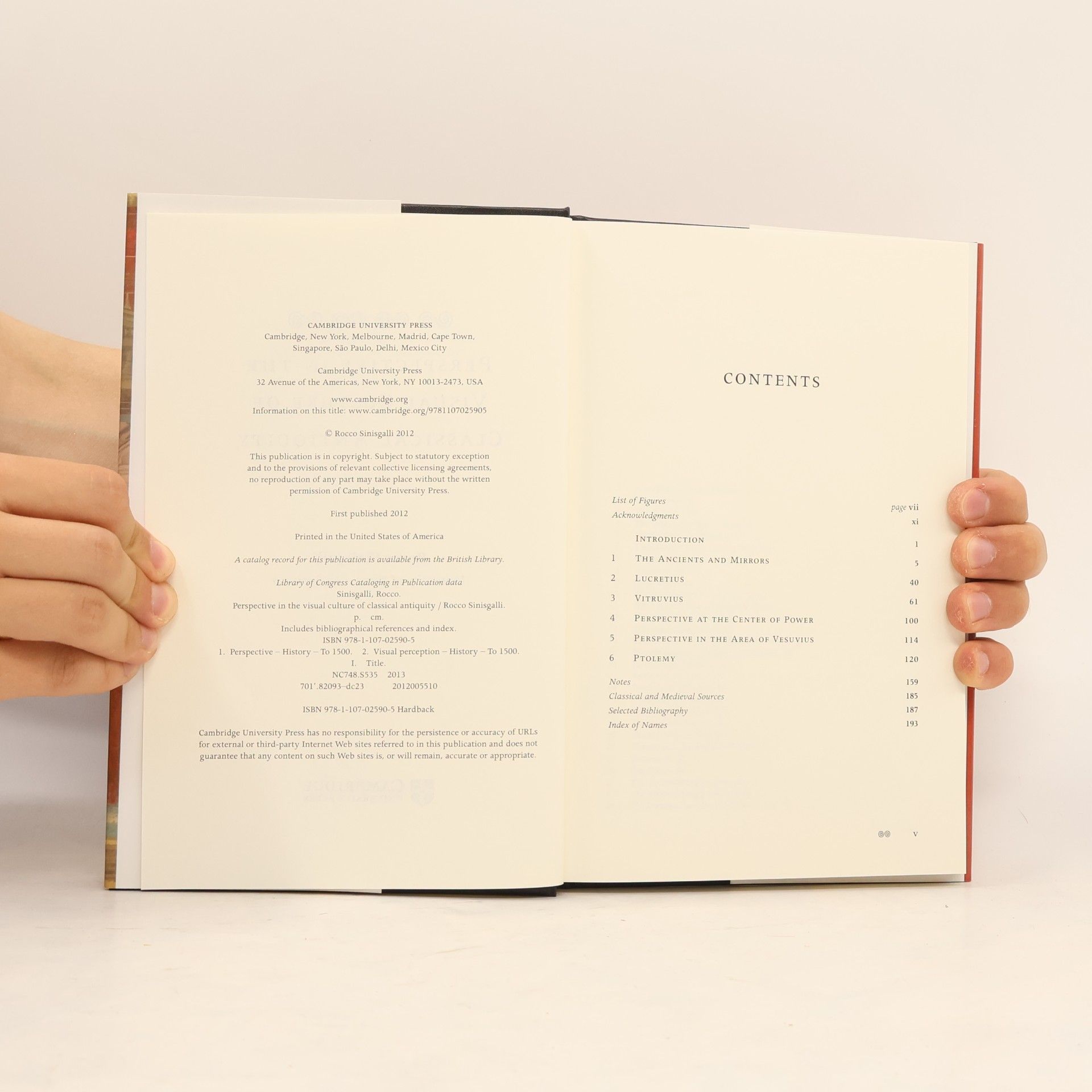 Rocco Sinisgalli Perspective in the Visual Culture of Classical Antiquity
