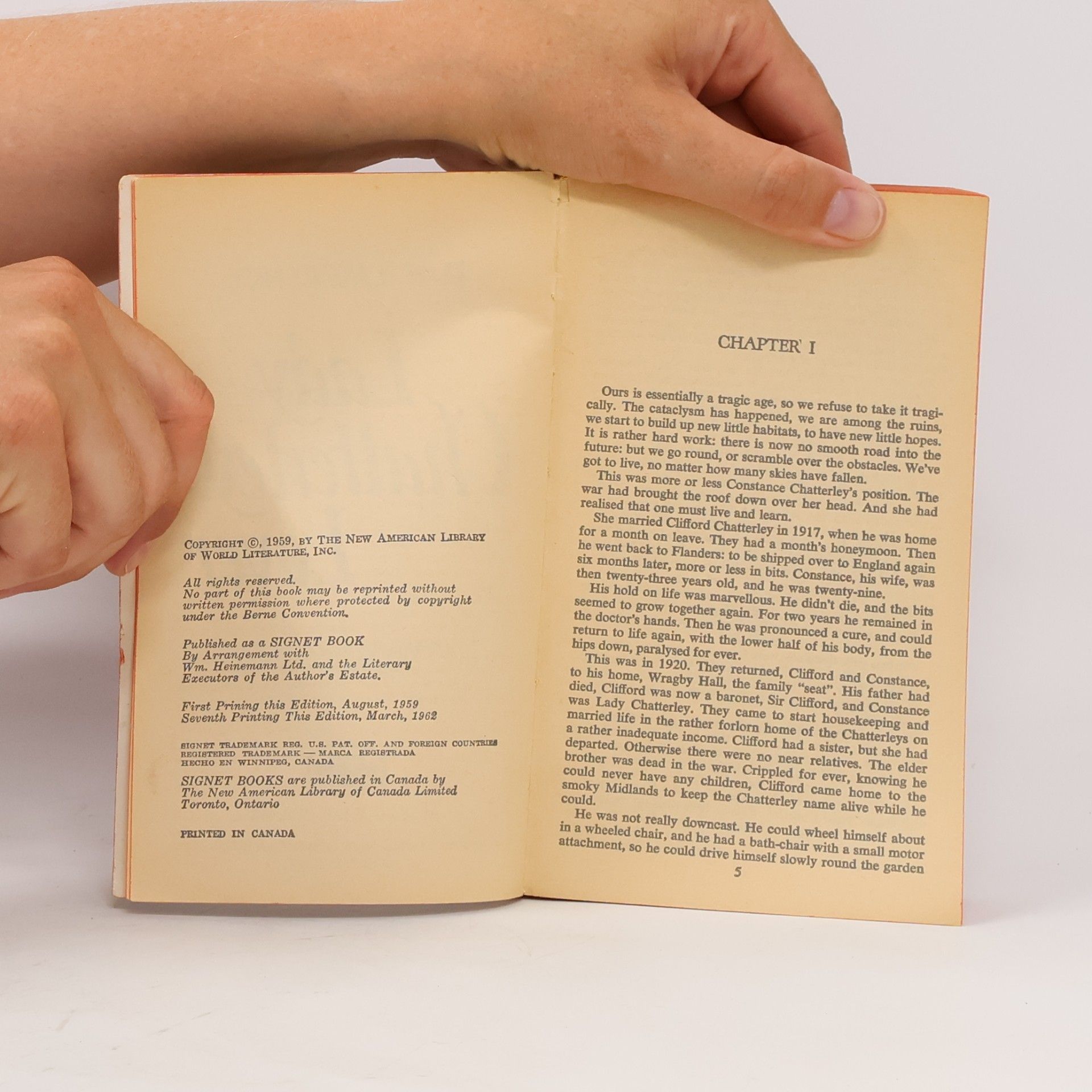 David Herbert Lawrence Lady Chatterley's Lover