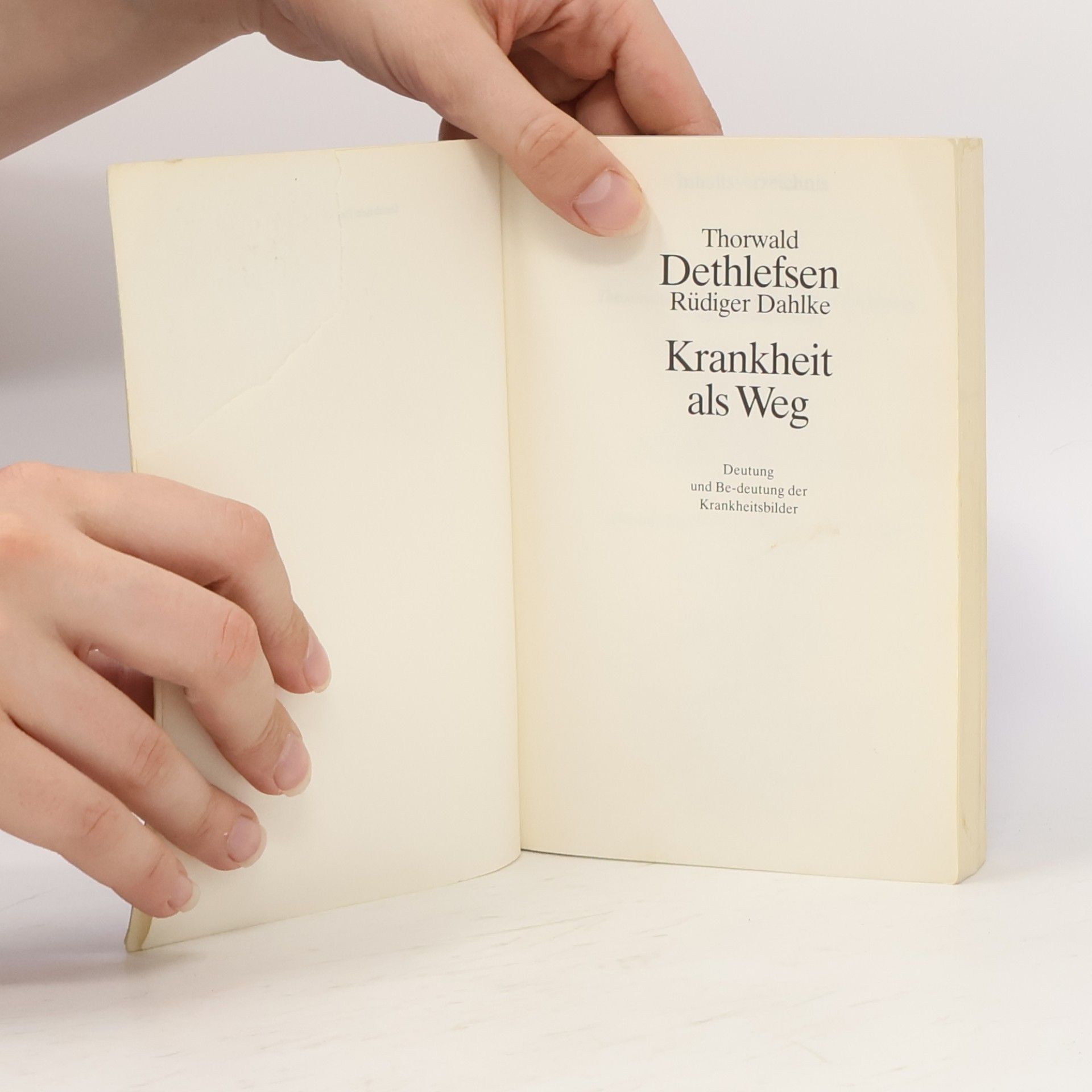 Thorwald Dethlefsen Krankheit als Weg