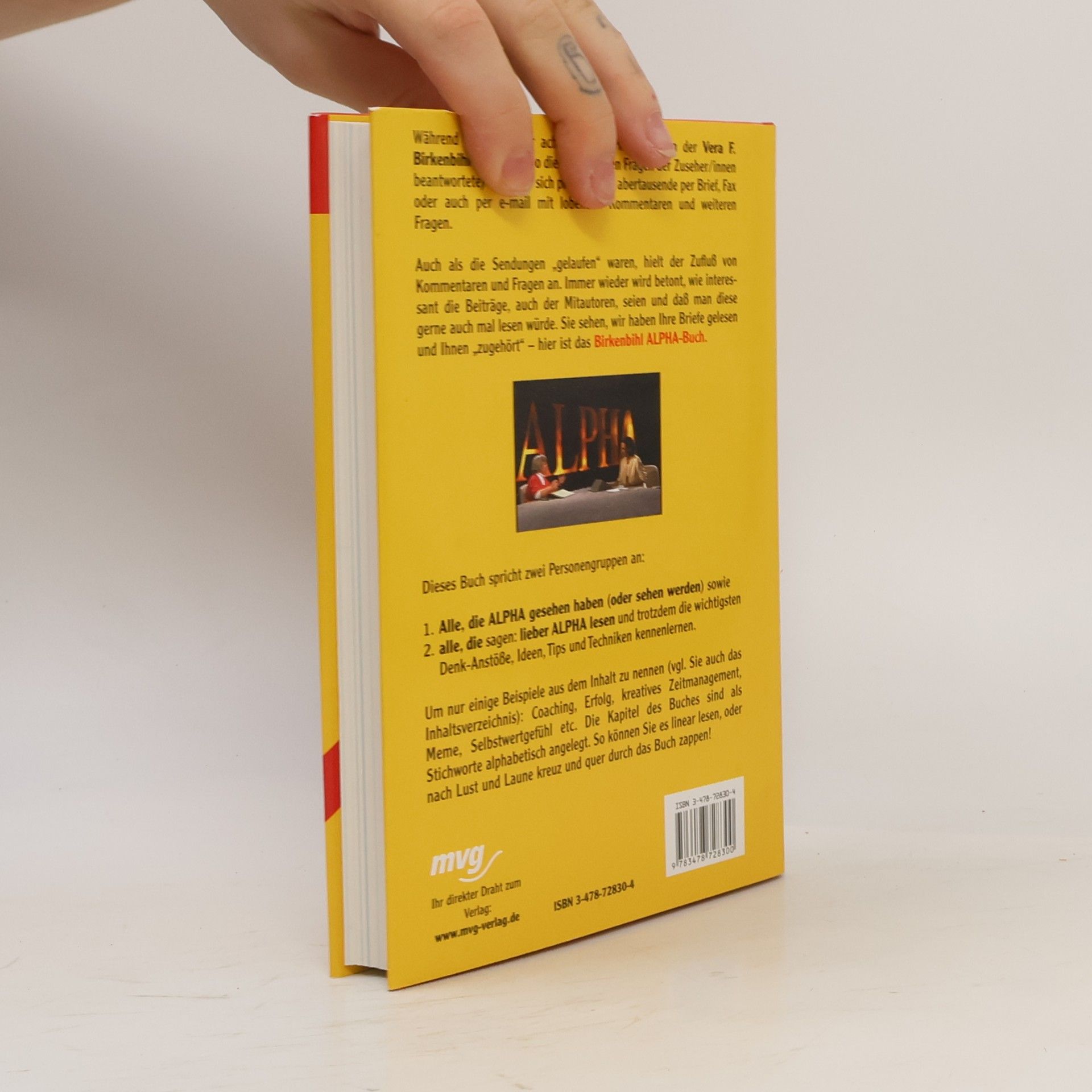 Vera F. Birkenbihl Das Birkenbihl-Alpha-Buch