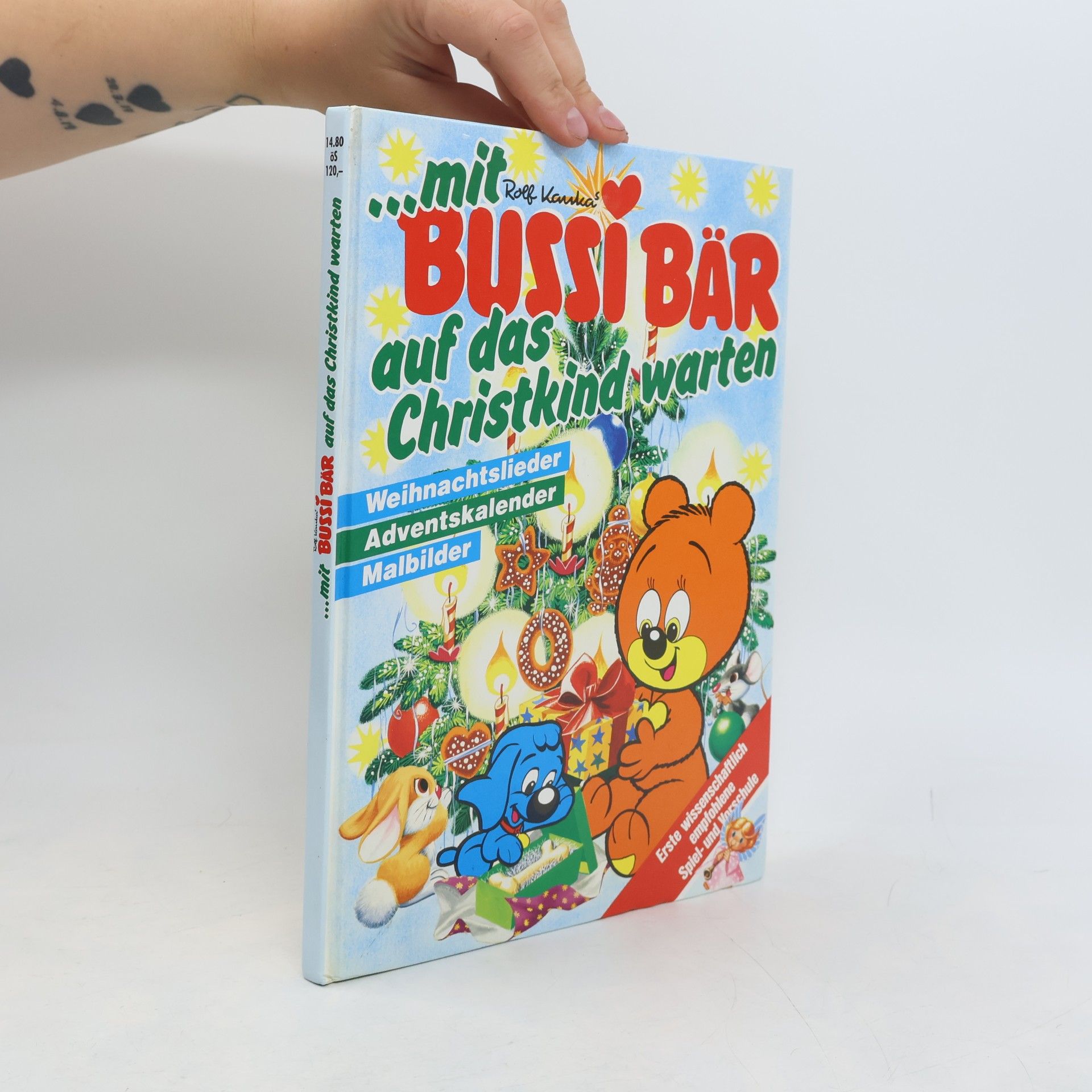 Mit Bussi Bär auf das Christkind warten. Weihnachtslieder, Adventskalender, Malbilder