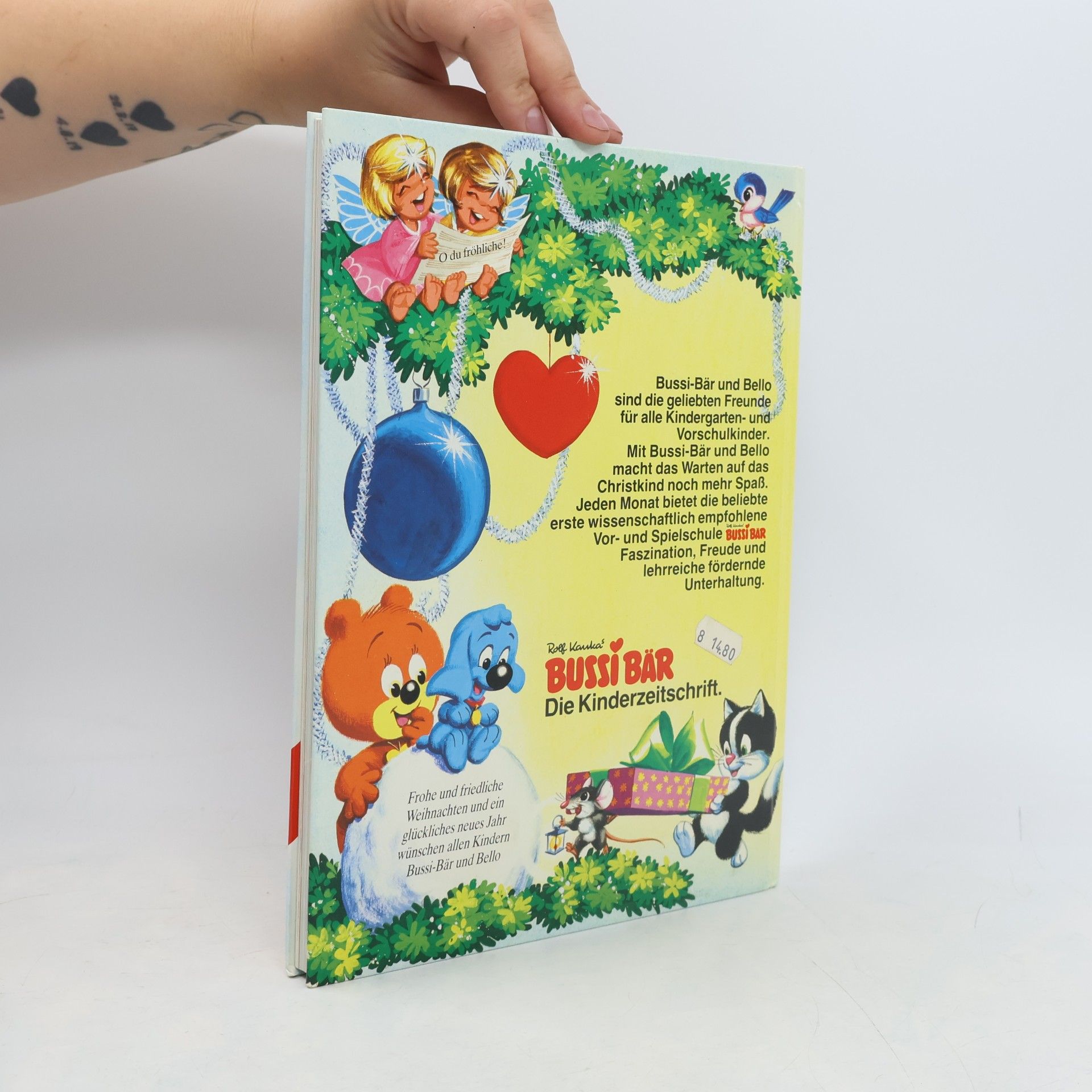 Rolf Kauka Mit Bussi Bär auf das Christkind warten. Weihnachtslieder, Adventskalender, Malbilder