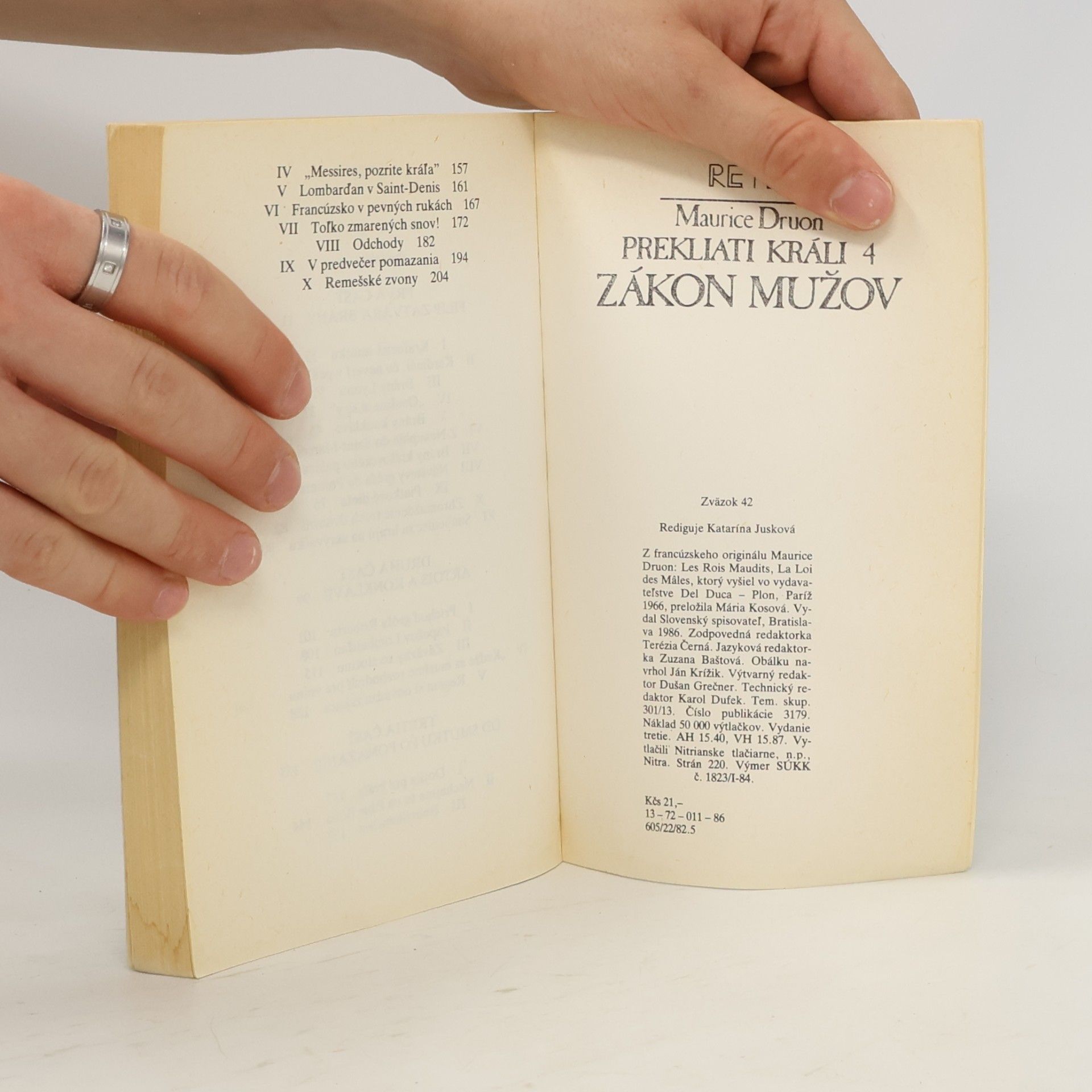 Maurice Druon Prekliati králi 4. Zákon mužov