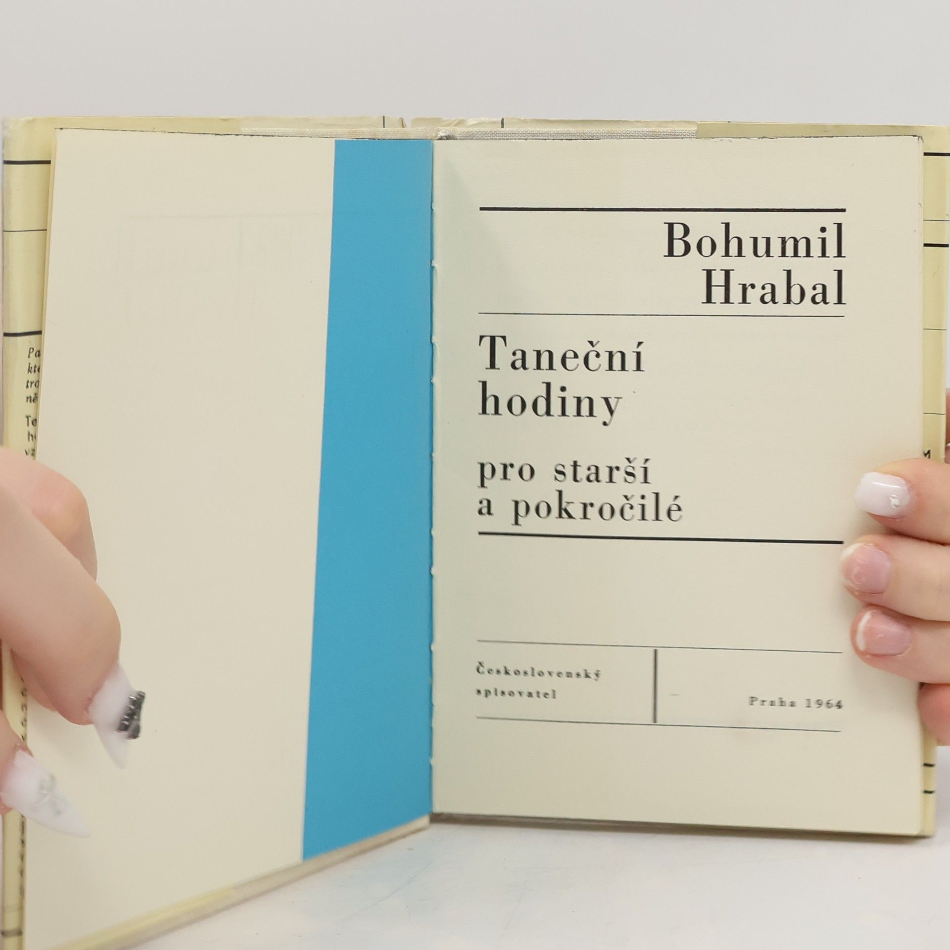 Bohumil Hrabal Taneční hodiny pro starší a pokročilé