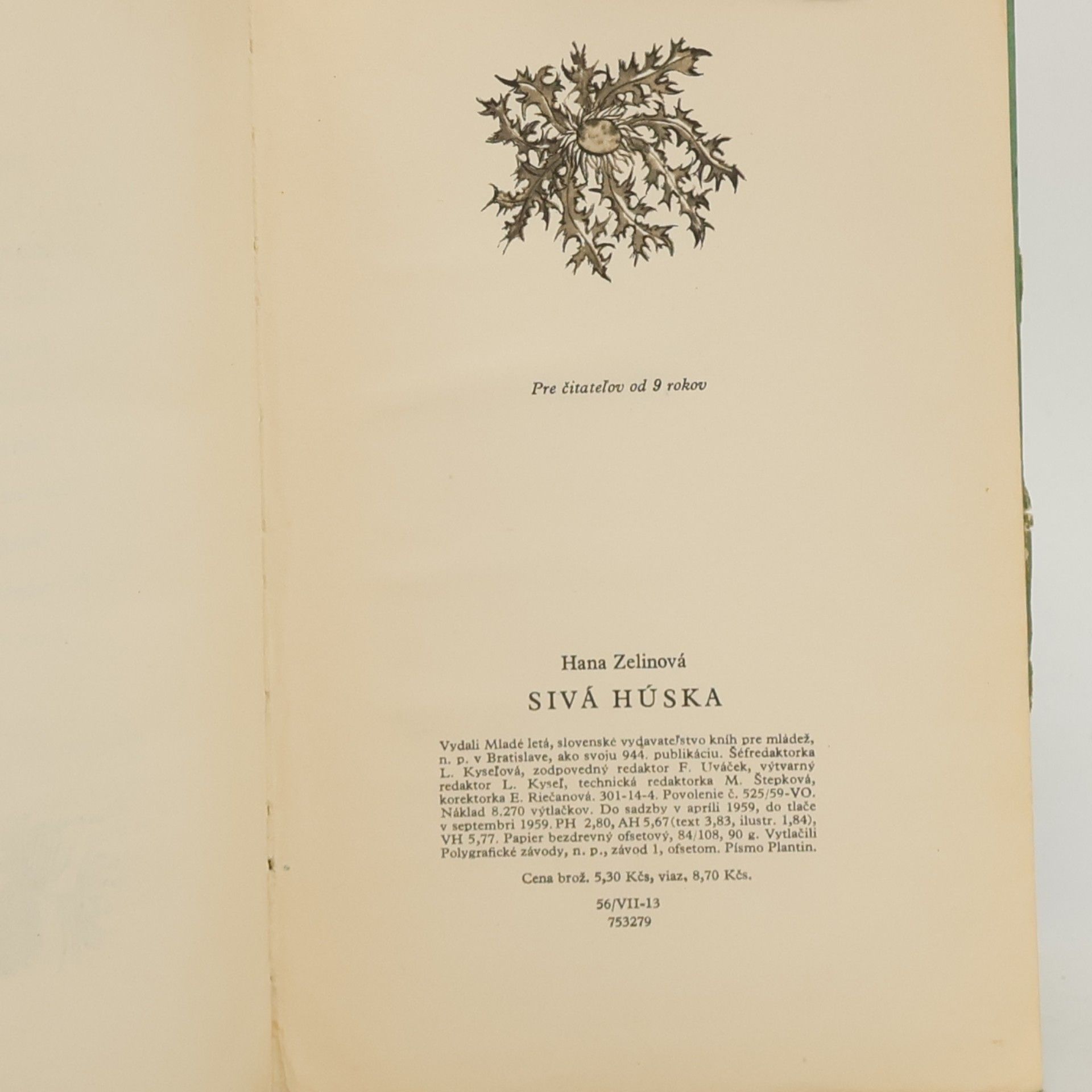 Hana Zelinová Sivá húska