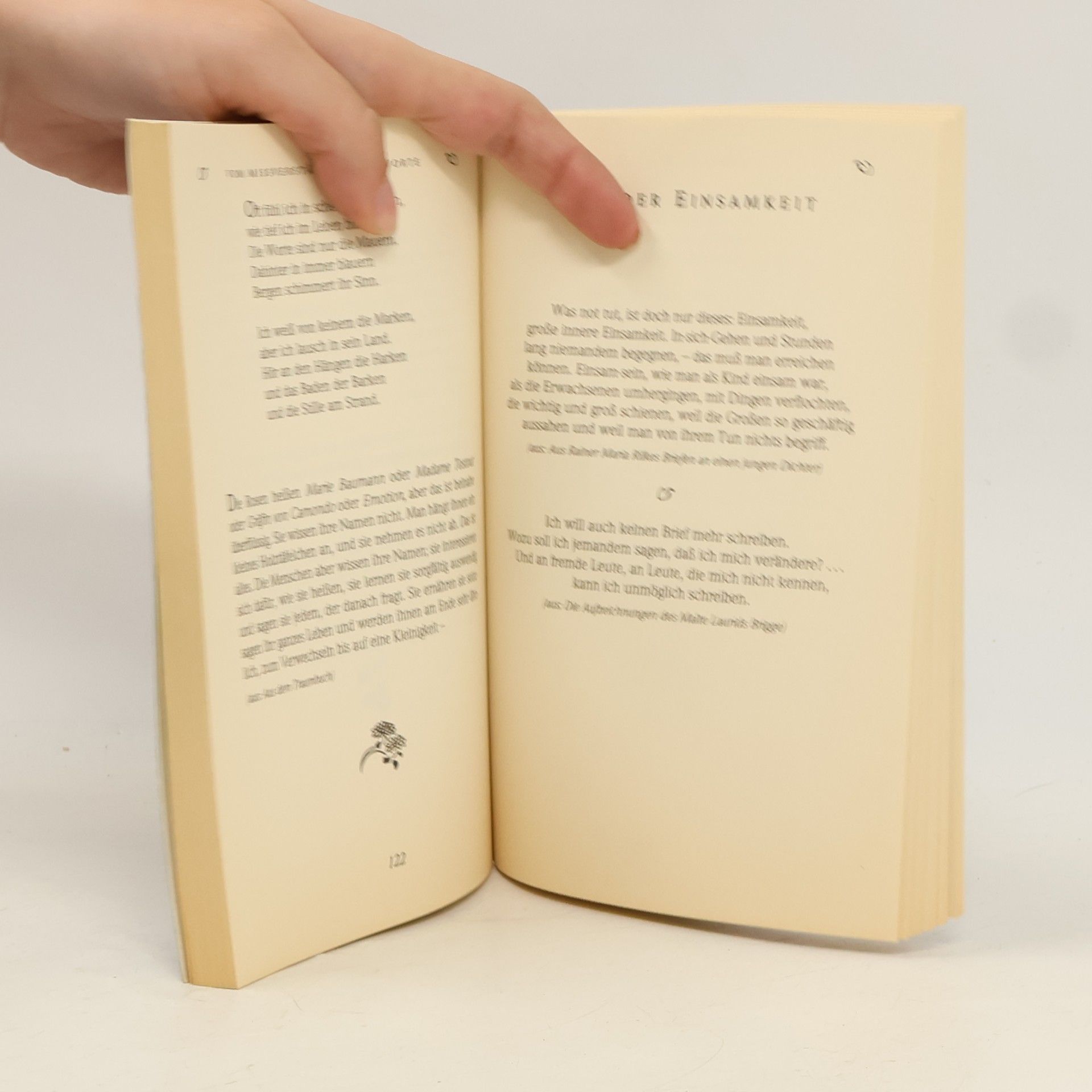 Rainer Maria Rilke Über die Liebe und andere Schwierigkeiten