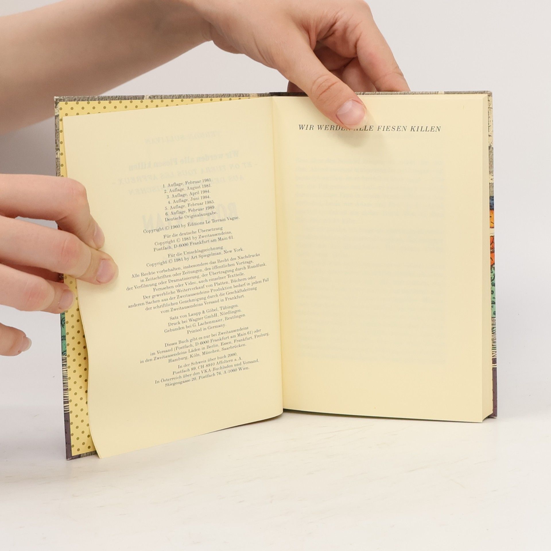 Boris Vian Wir werden alle Fiesen killen