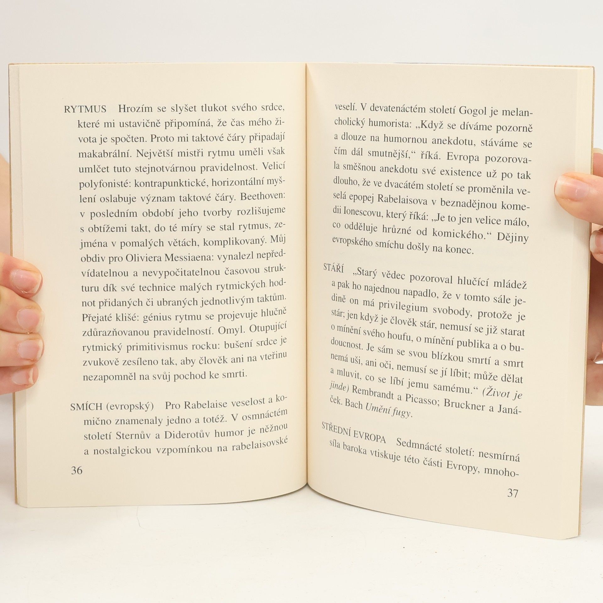 Milan Kundera Slova, pojmy, situace
