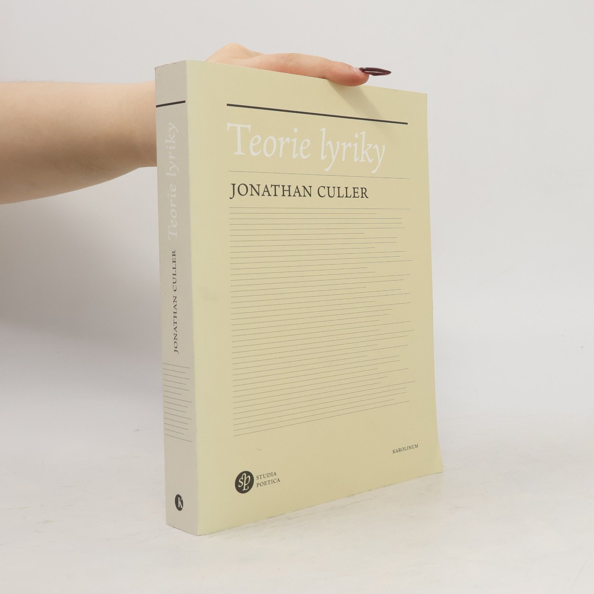 Jonathan Culler Teorie lyriky