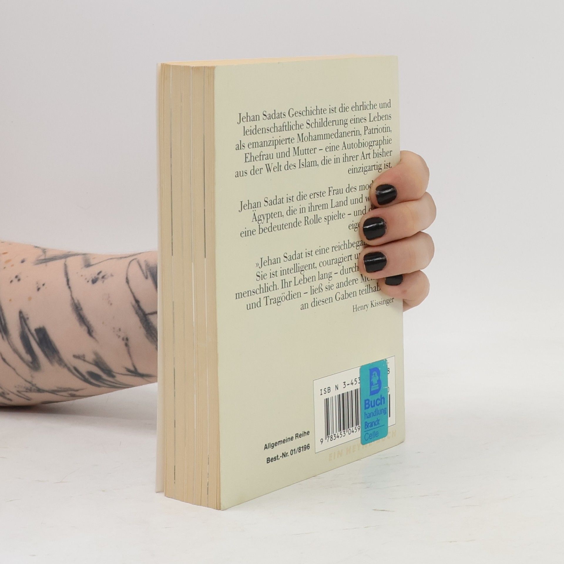 Jehan Sadat Ich bin eine Frau aus Ägypten : die Autobiographie einer aussergewöhnlichen Frau unserer Zeit