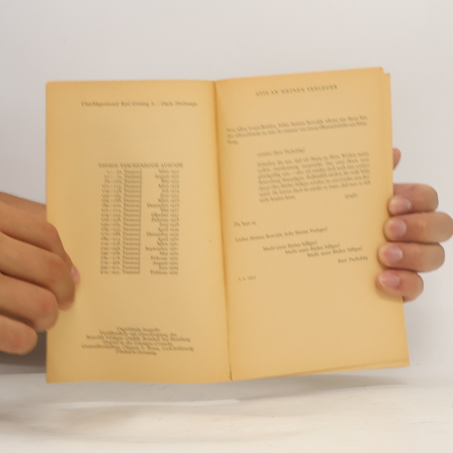 Kurt Tucholsky Zwischen Gestern und Morgen
