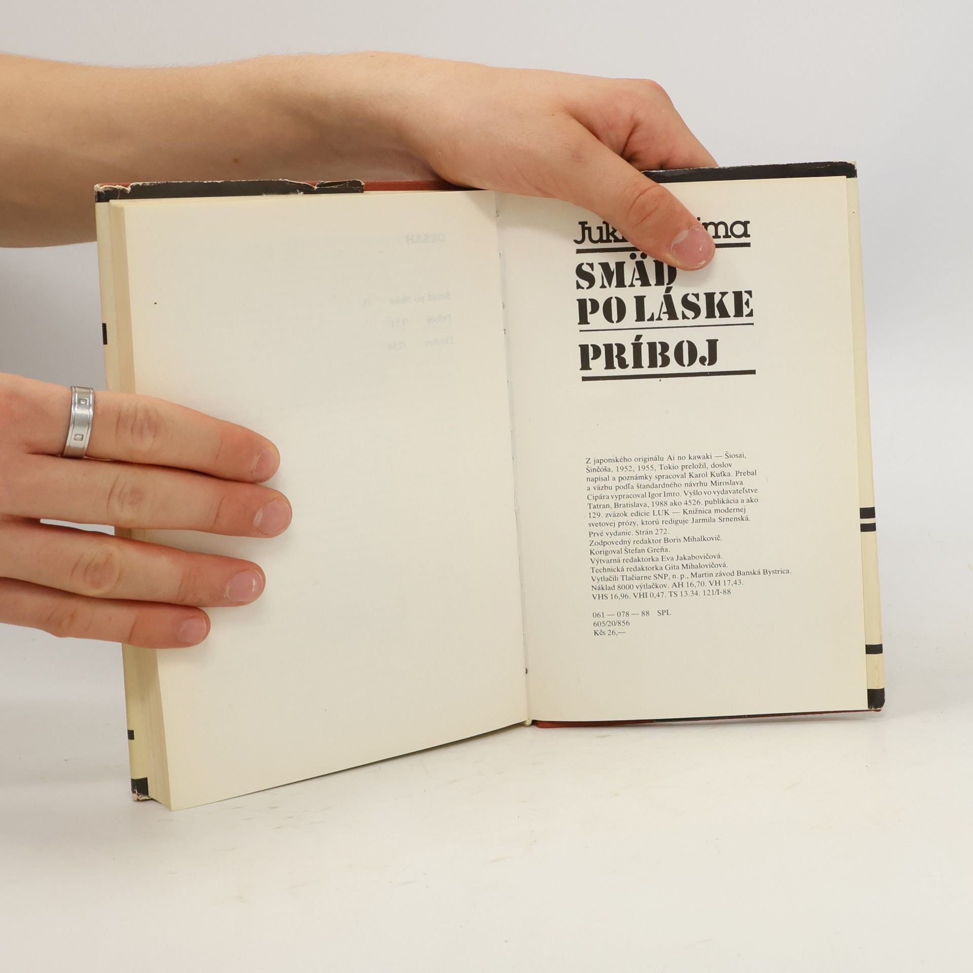 Yukio Mishima Smäd po lásce. Príboj