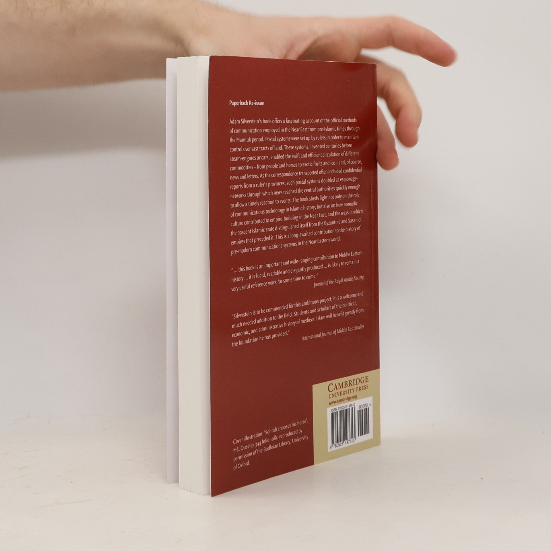 Adam J. Silverstein Postal Systems in the Pre-Modern Islamic World