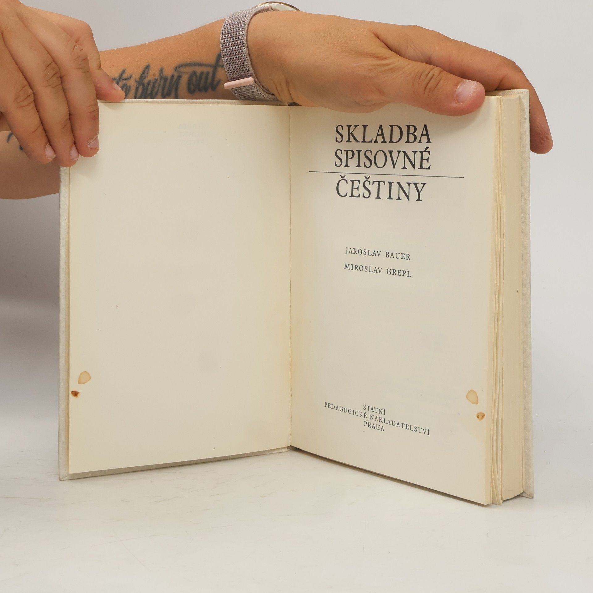 Jaroslav Bauer Skladba spisovné češtiny
