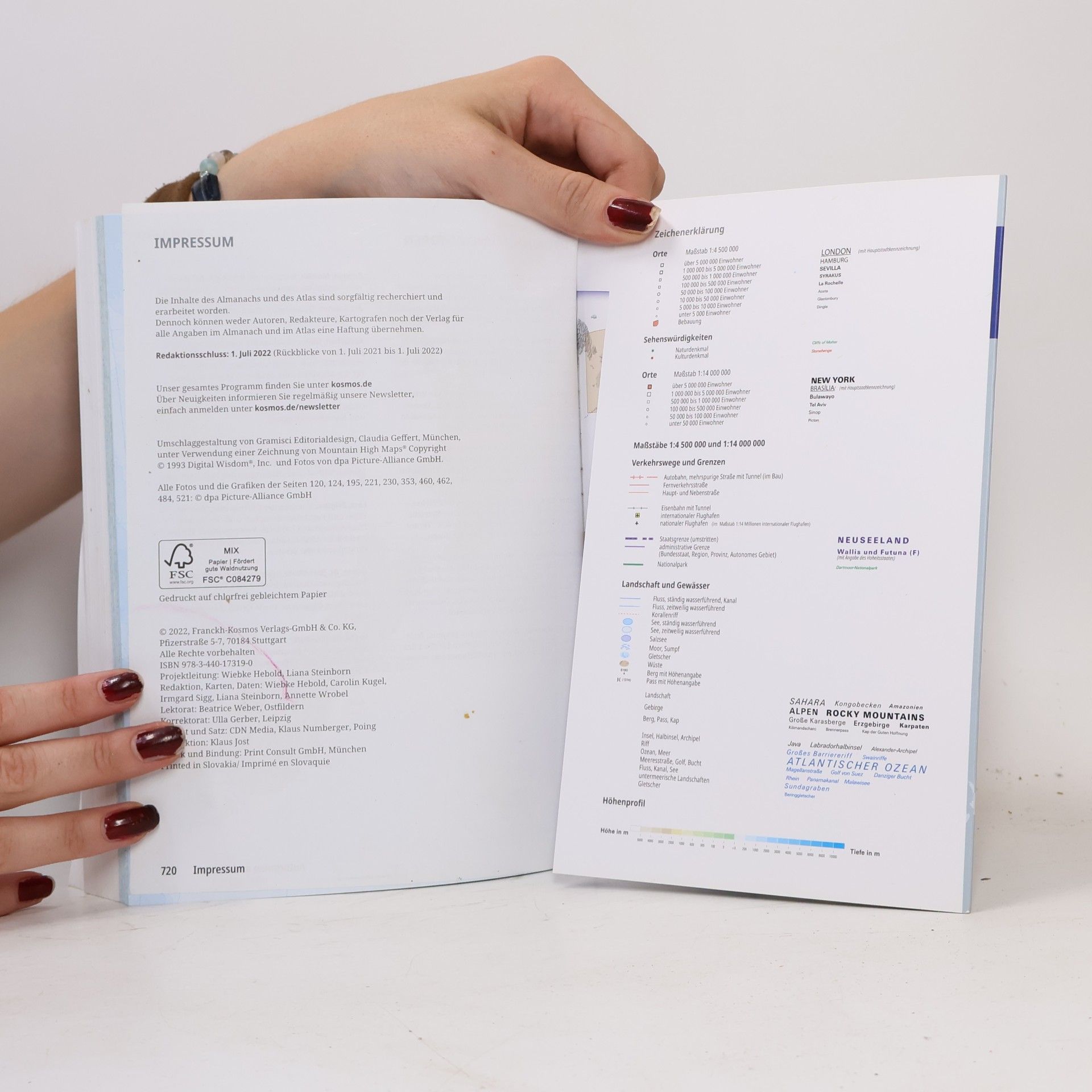 Henning Aubel Der neue Kosmos Welt-Almanach & Atlas 2023