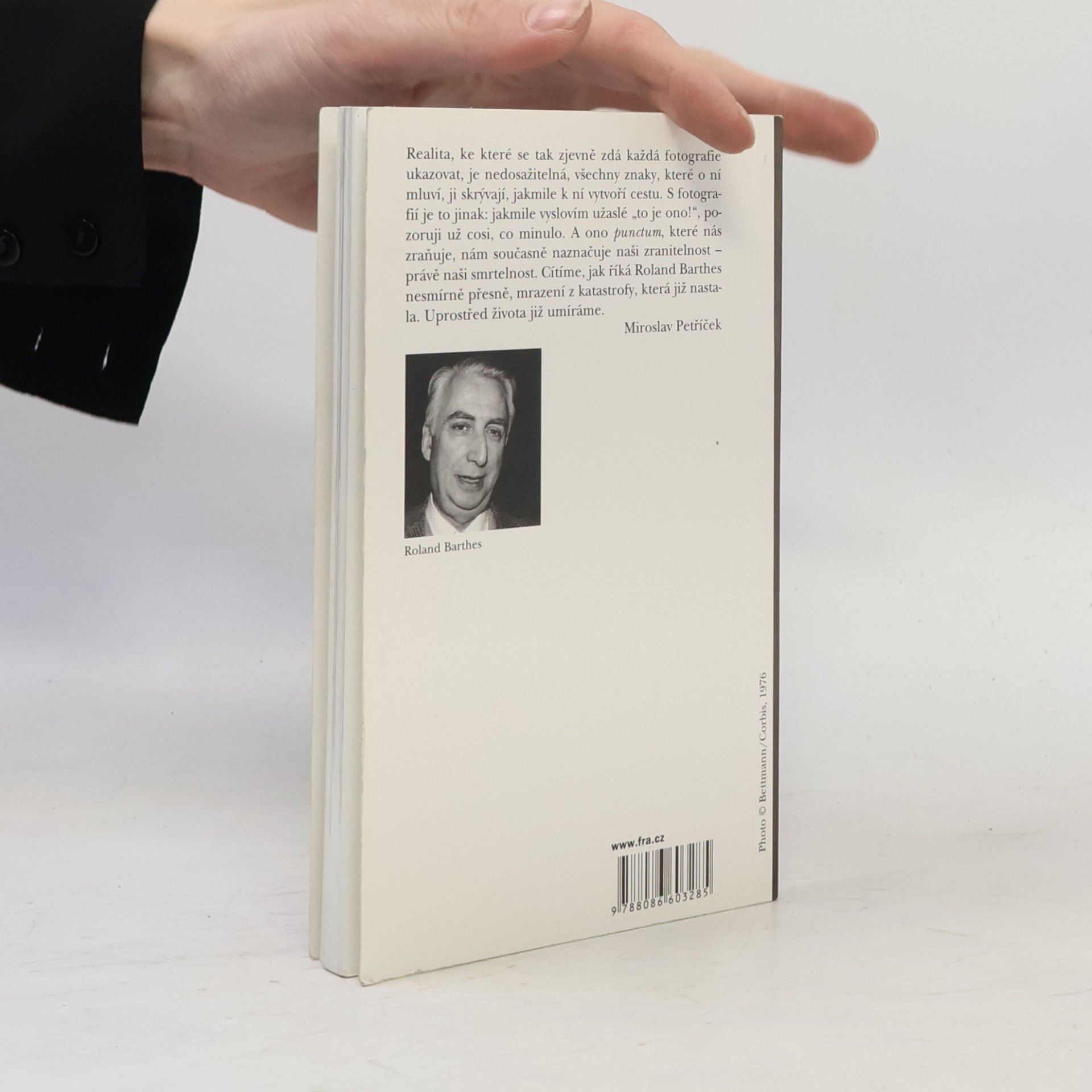 Roland Barthes Světlá komora. Poznámka k fotografii