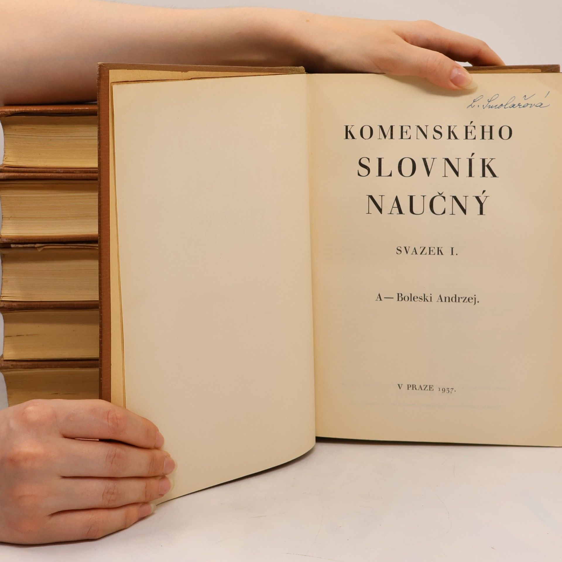 Jan Amos Komenský Komenského slovník naučný I. A-Boleski Andrzej