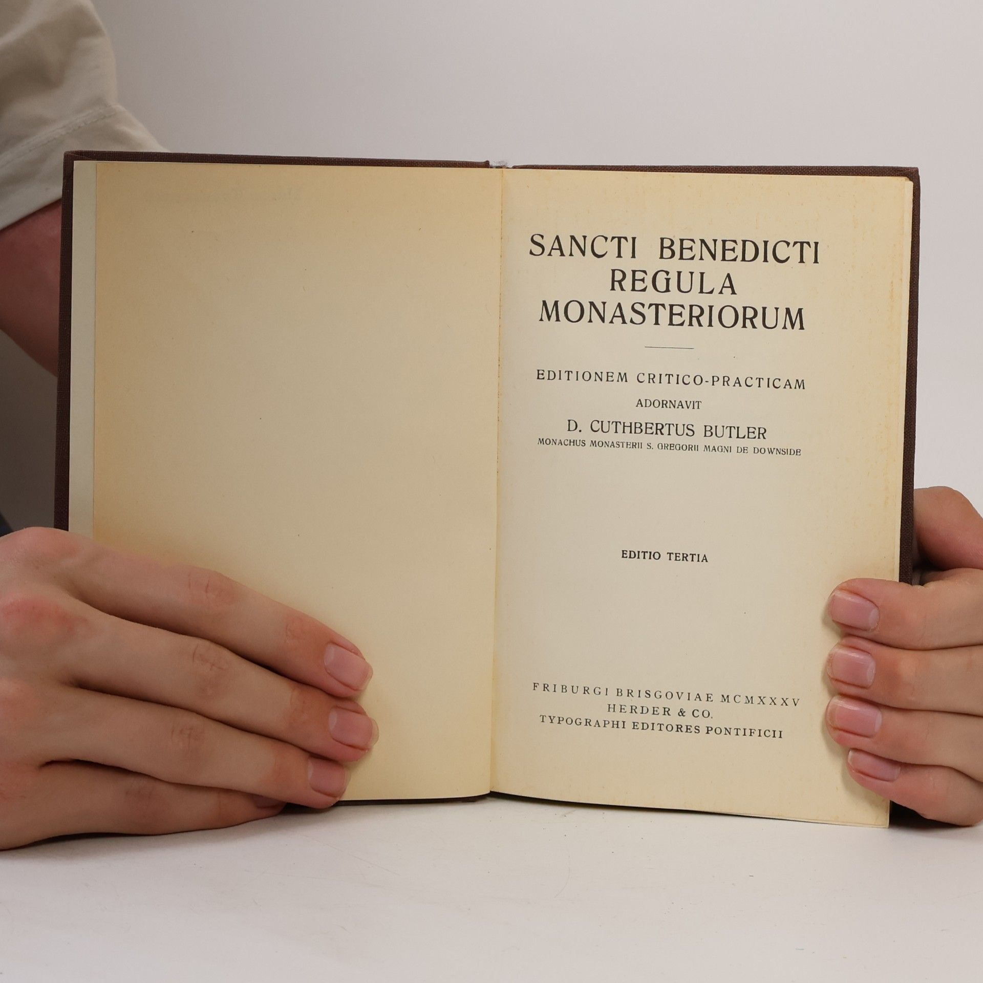 Cuthbert Butler Sancti Benedicti Regula Monasteriorum