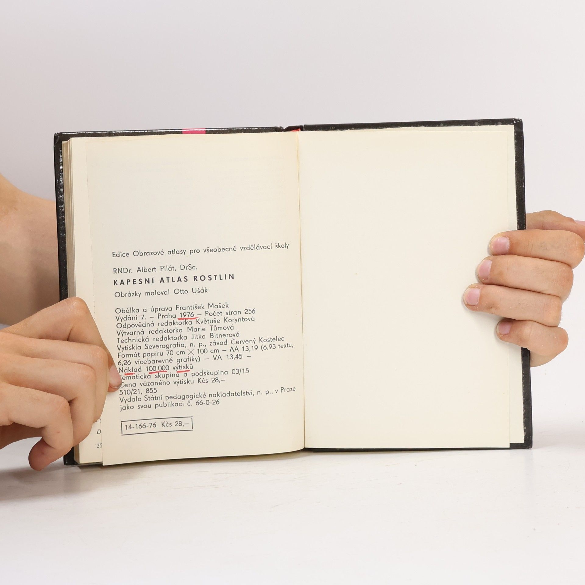 Otto Ušák Kapesní atlas rostlin