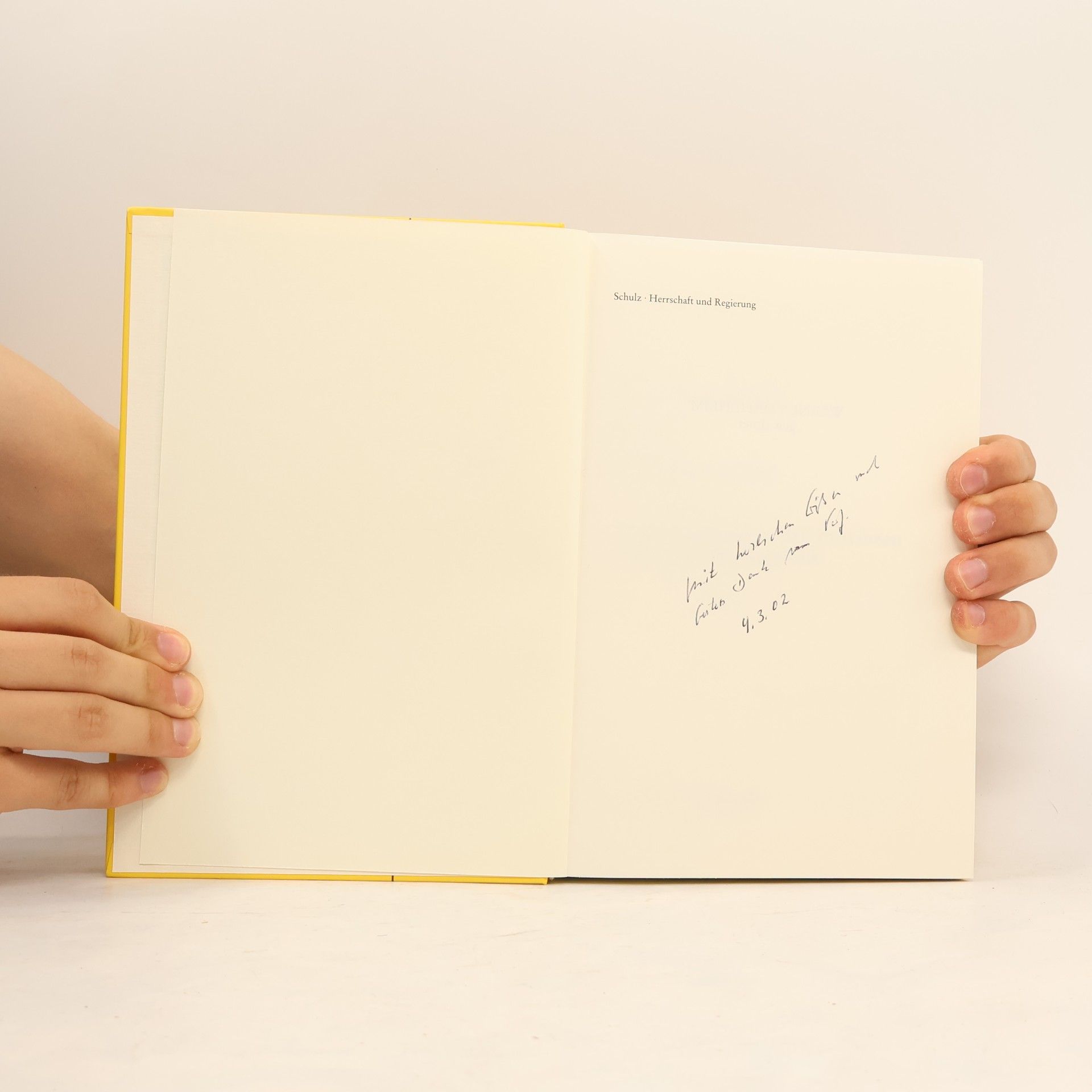 Raimund Schulz Herrschaft und Regierung